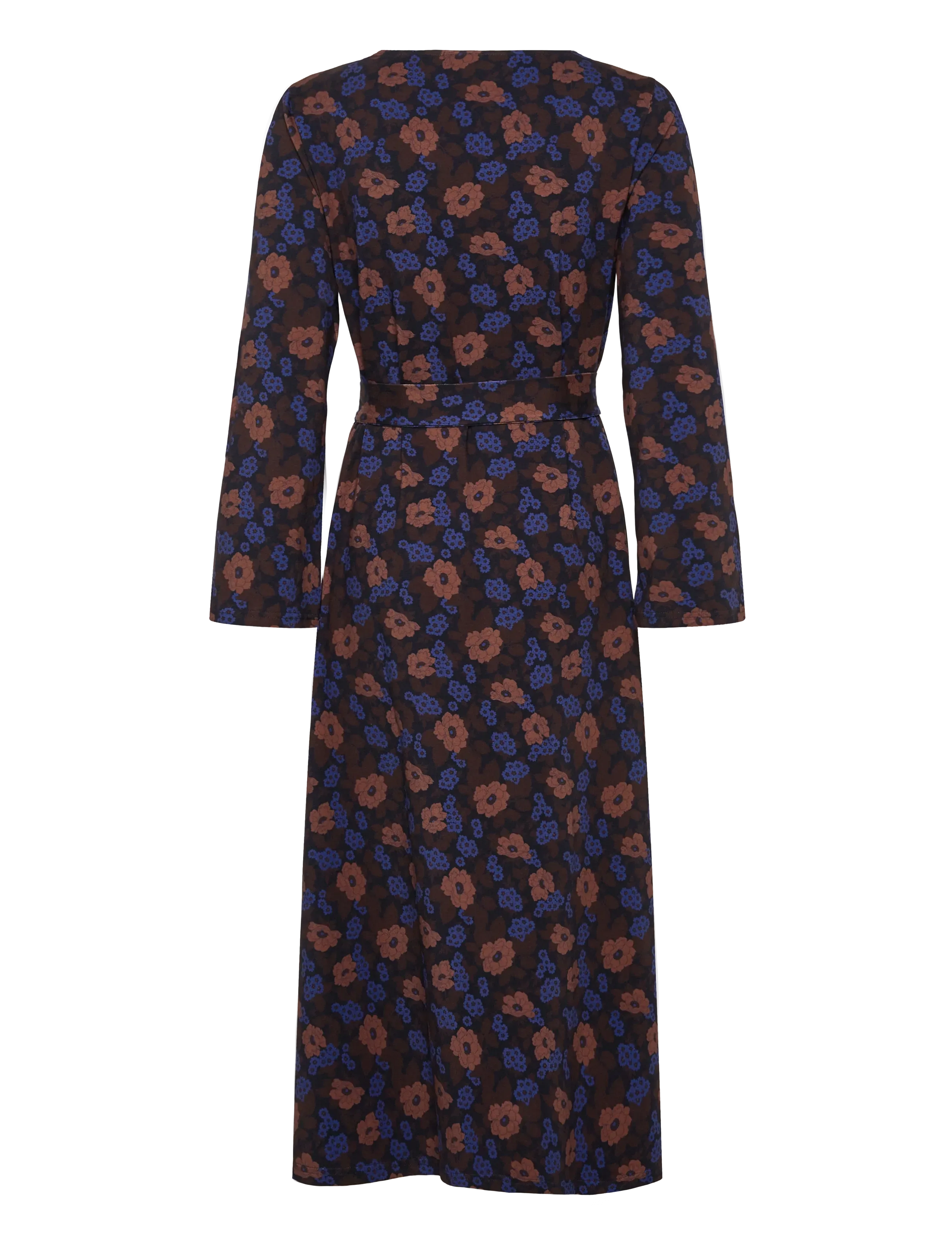 Jumperfabriken - Lenita Dress - midi dresses - brown - 1