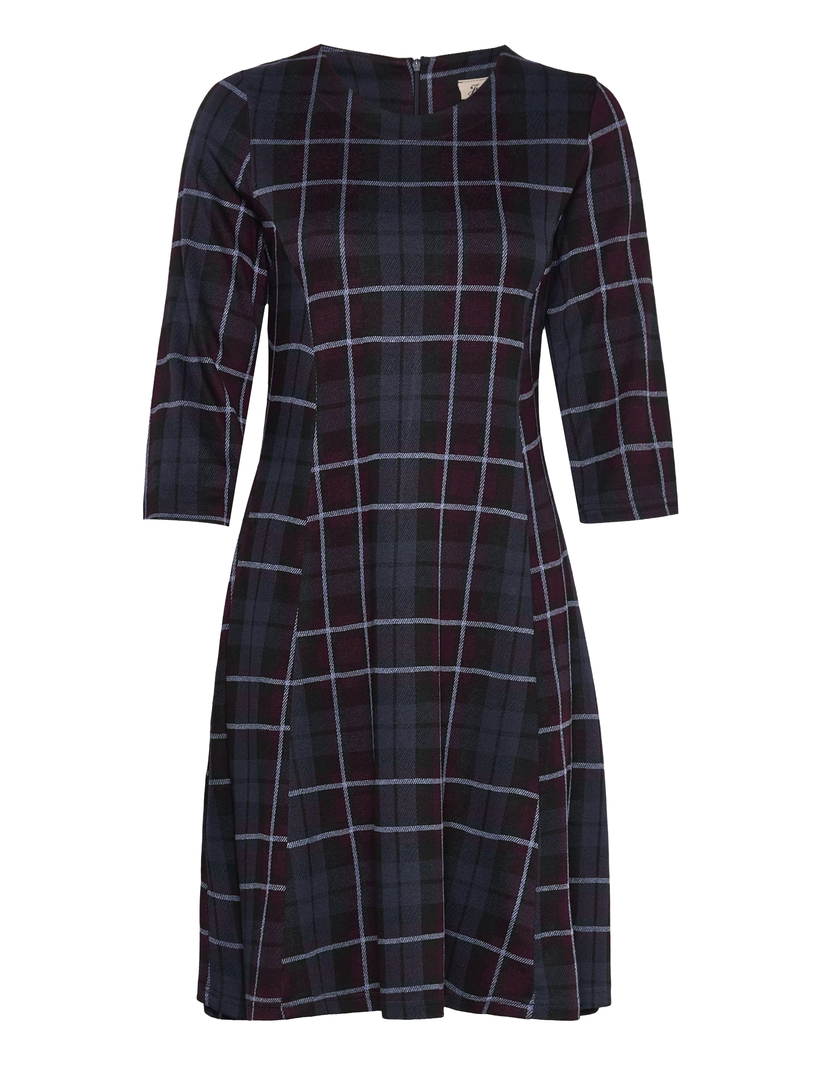 Jumperfabriken - Maeve Dress - kurze kleider - burgundy - 0