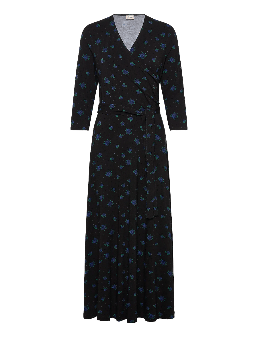 Jumperfabriken - Fae Dress - omlottklänningar - navy - 0