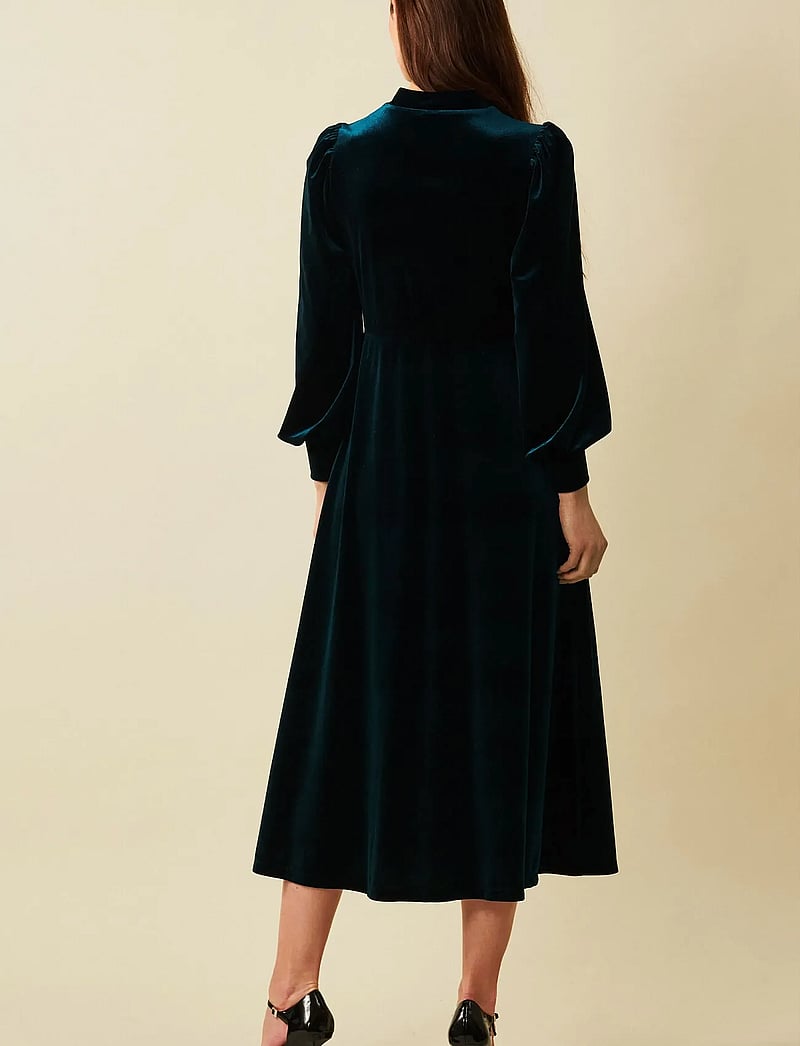 Jumperfabriken - Juno Dress - pidulikud kleidid - darkgreen - 3