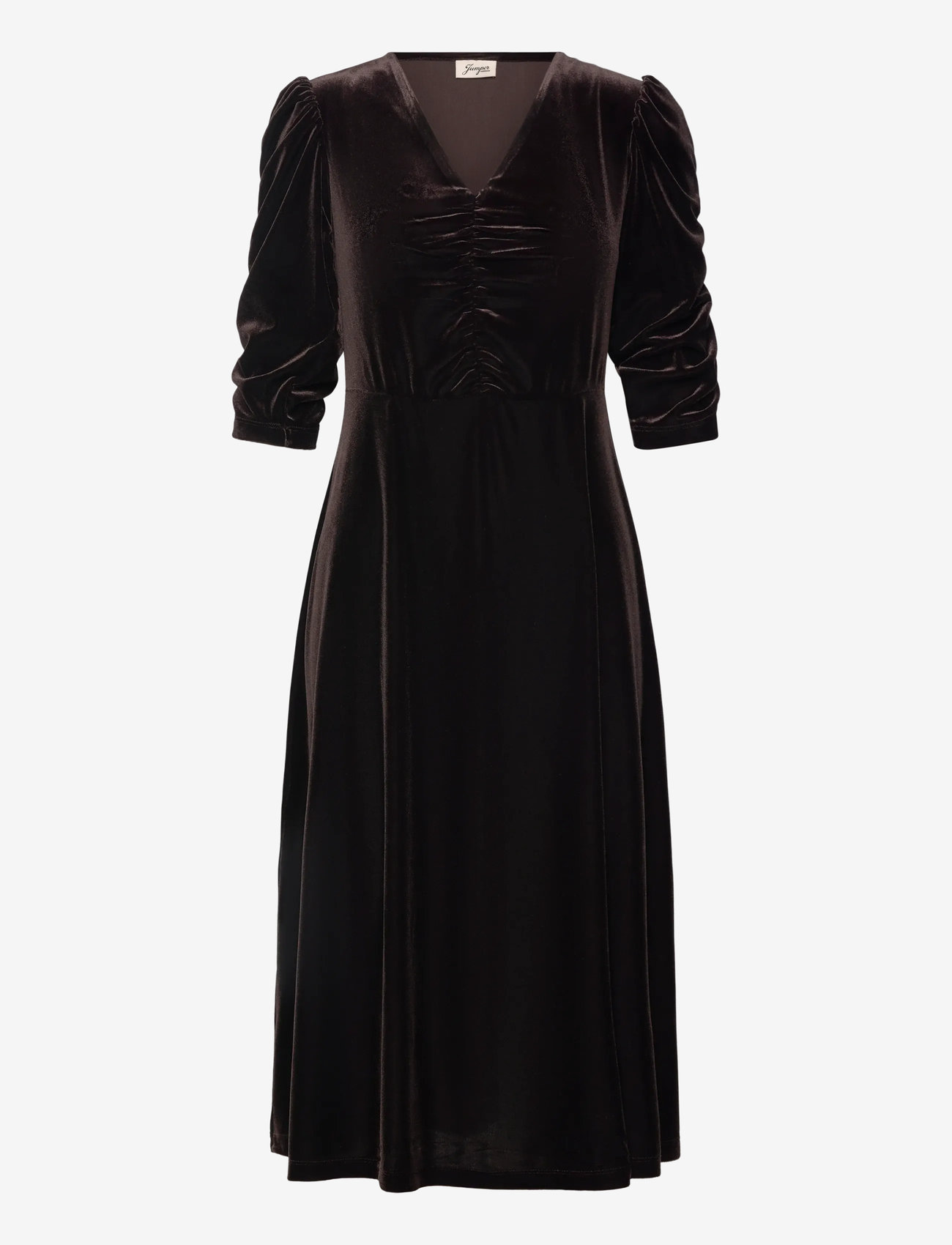 Jumperfabriken - Kali Dress - party dresses - darkbrown - 1