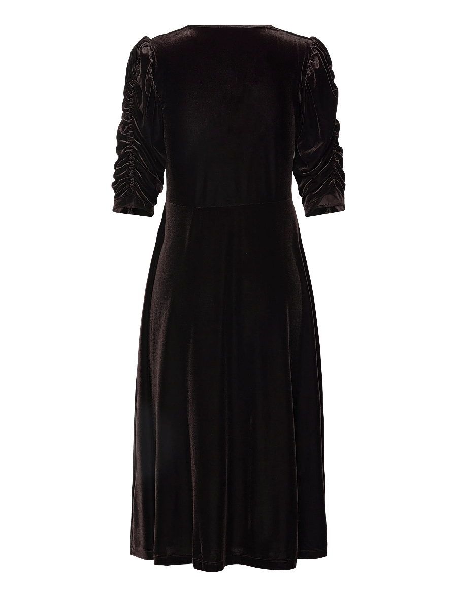 Jumperfabriken - Kali Dress - juhlamekot - darkbrown - 2