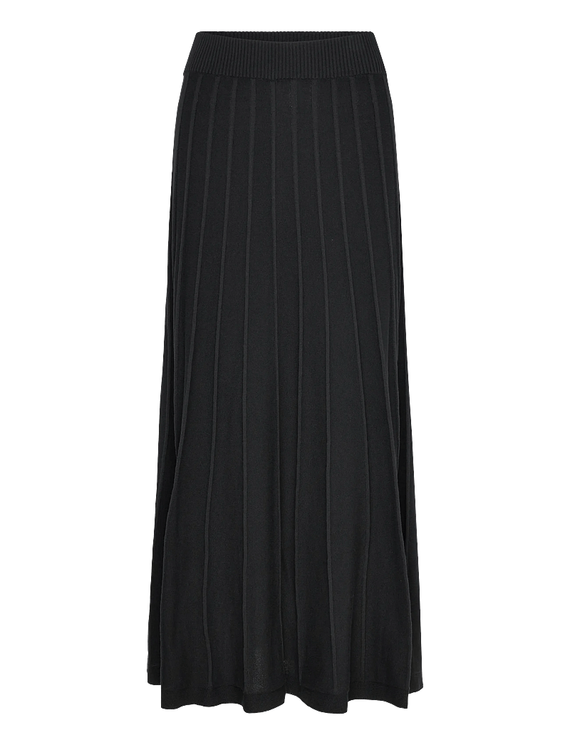 Jumperfabriken - Claire skirt - strikkede nederdele - black - 0
