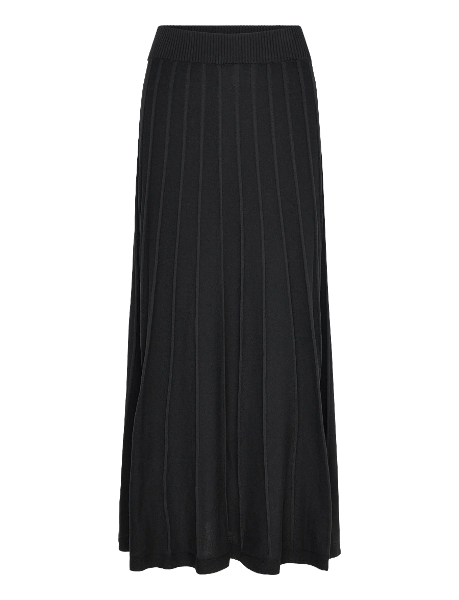 Jumperfabriken - Claire Skirt - strickröcke - black - 1