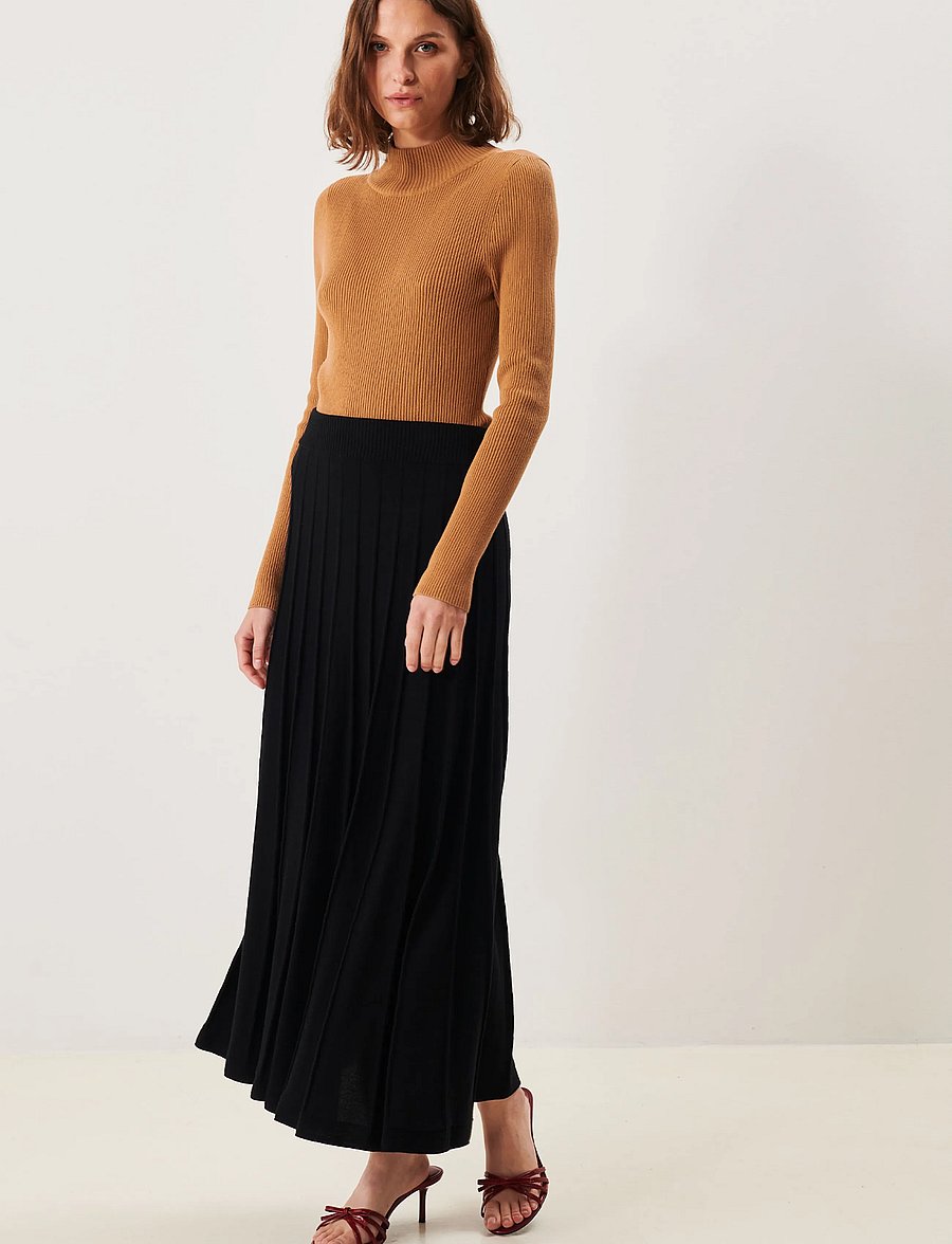 Jumperfabriken - Claire Skirt - strickröcke - black - 3