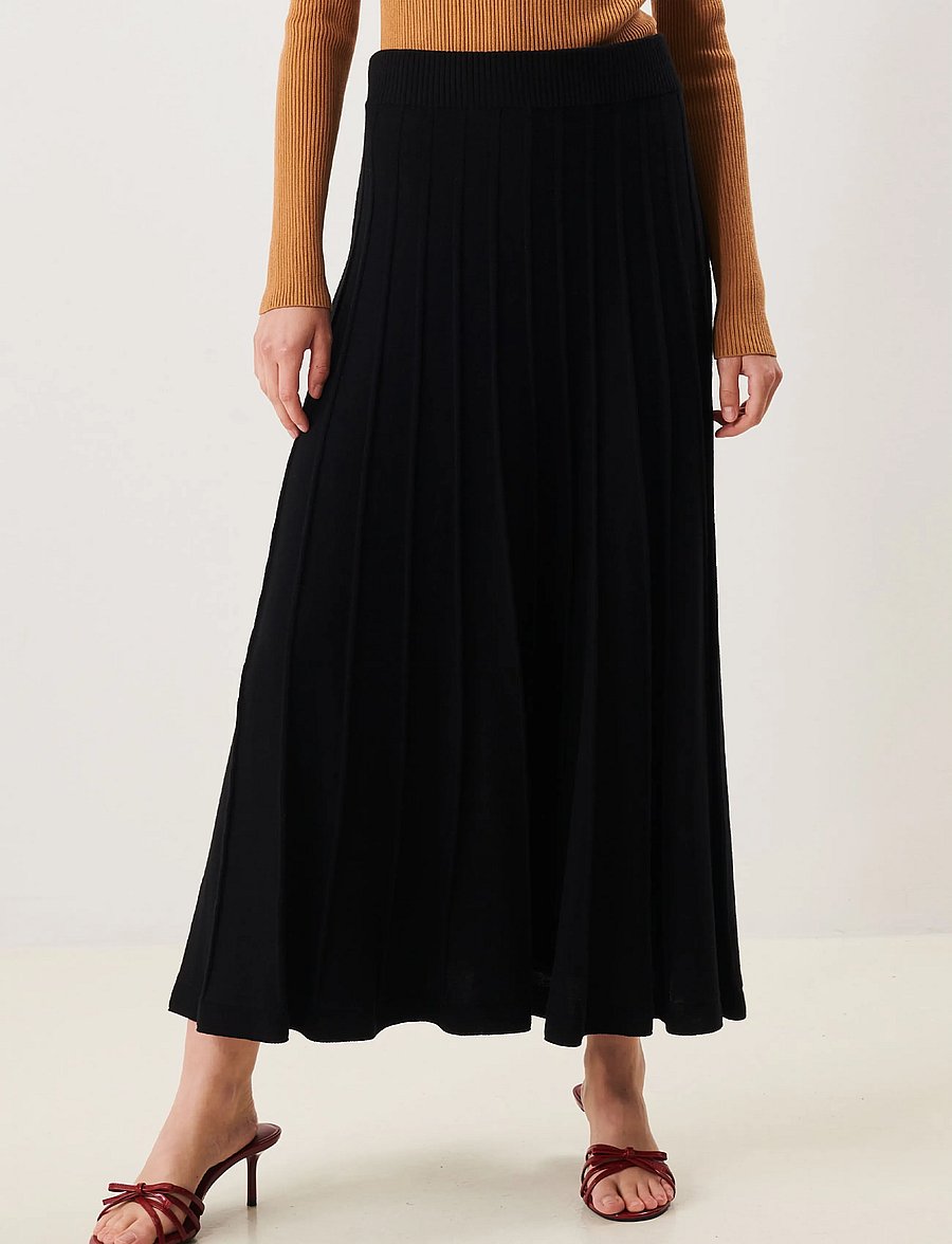 Jumperfabriken - Claire Skirt - strickröcke - black - 4