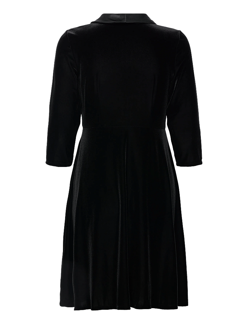 Jumperfabriken - Daga Dress - omlottklänningar - black - 1