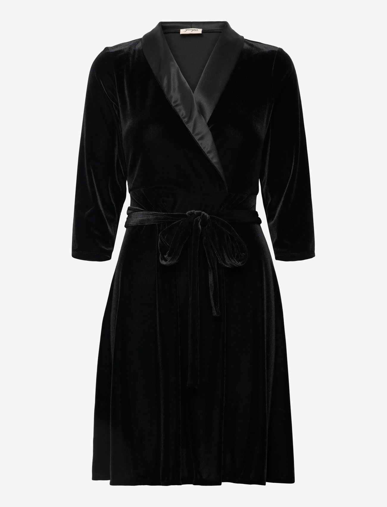 Jumperfabriken - Daga Dress - omlottklänningar - black - 2