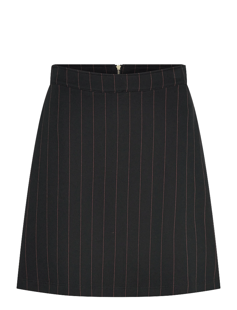 Jumperfabriken - Melina Stripe Skirt - kurze röcke - black - 0