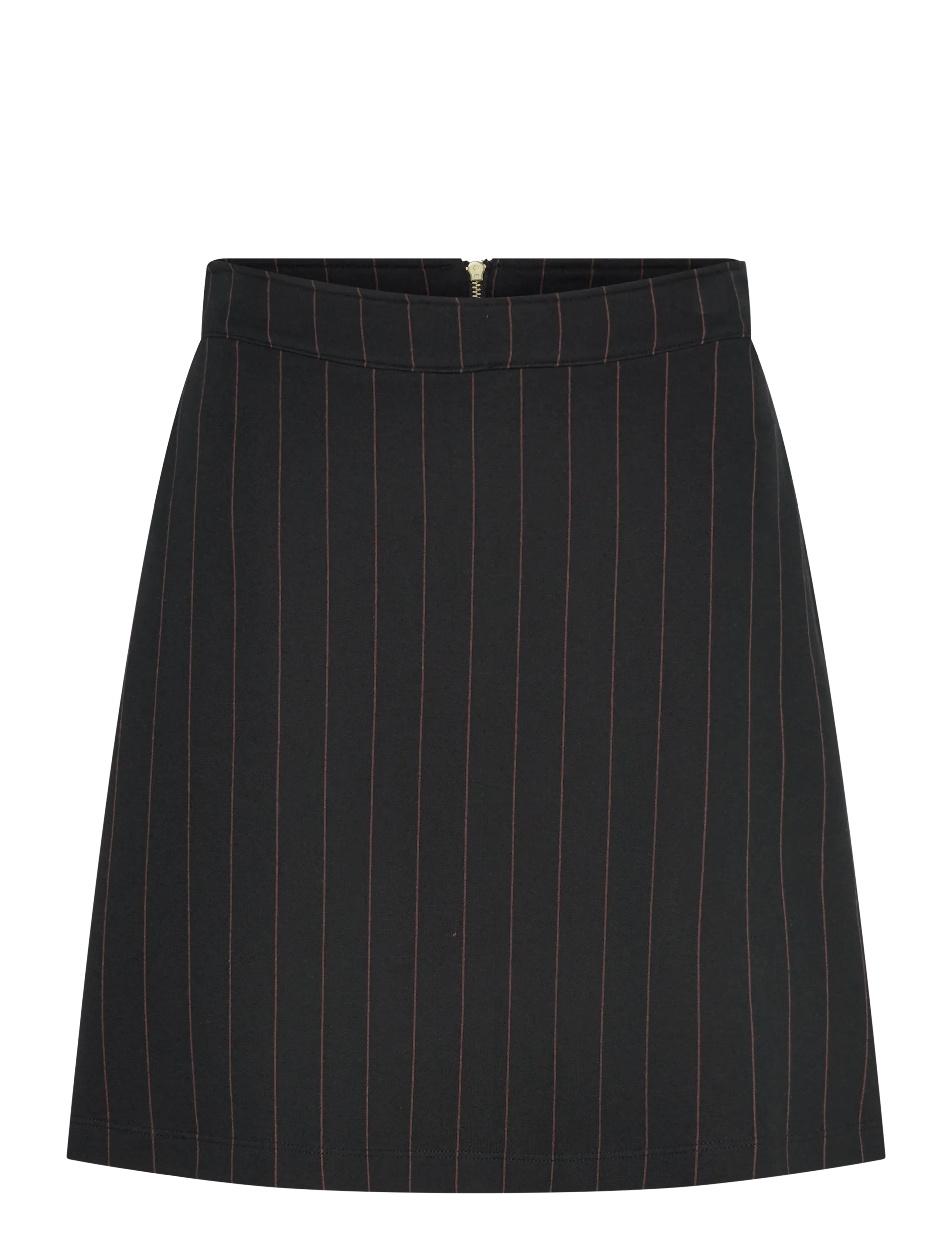 Jumperfabriken Melina Stripe Skirt - Kurze Röcke - BLACK / black