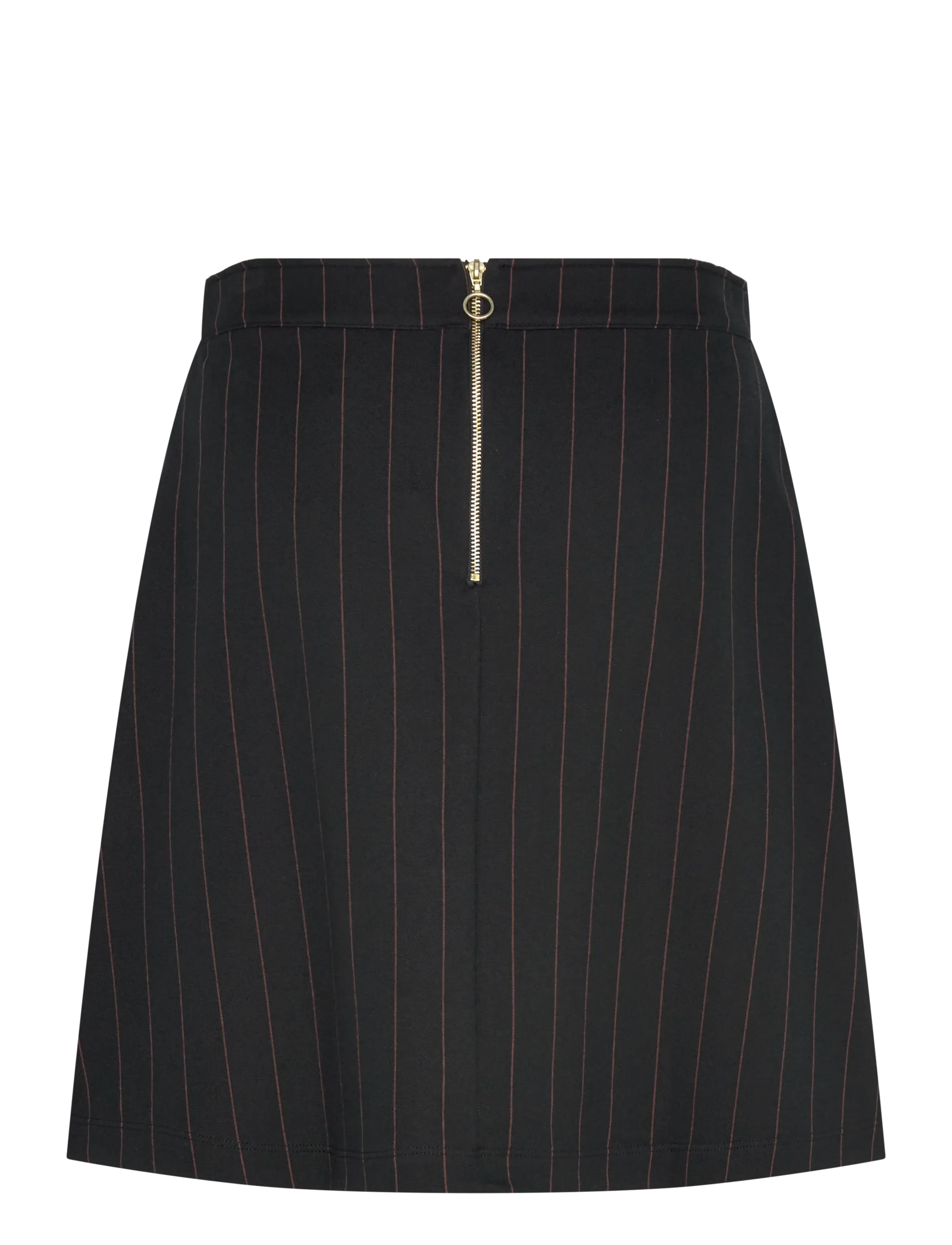 Jumperfabriken - Melina Stripe Skirt - korta kjolar - black - 1