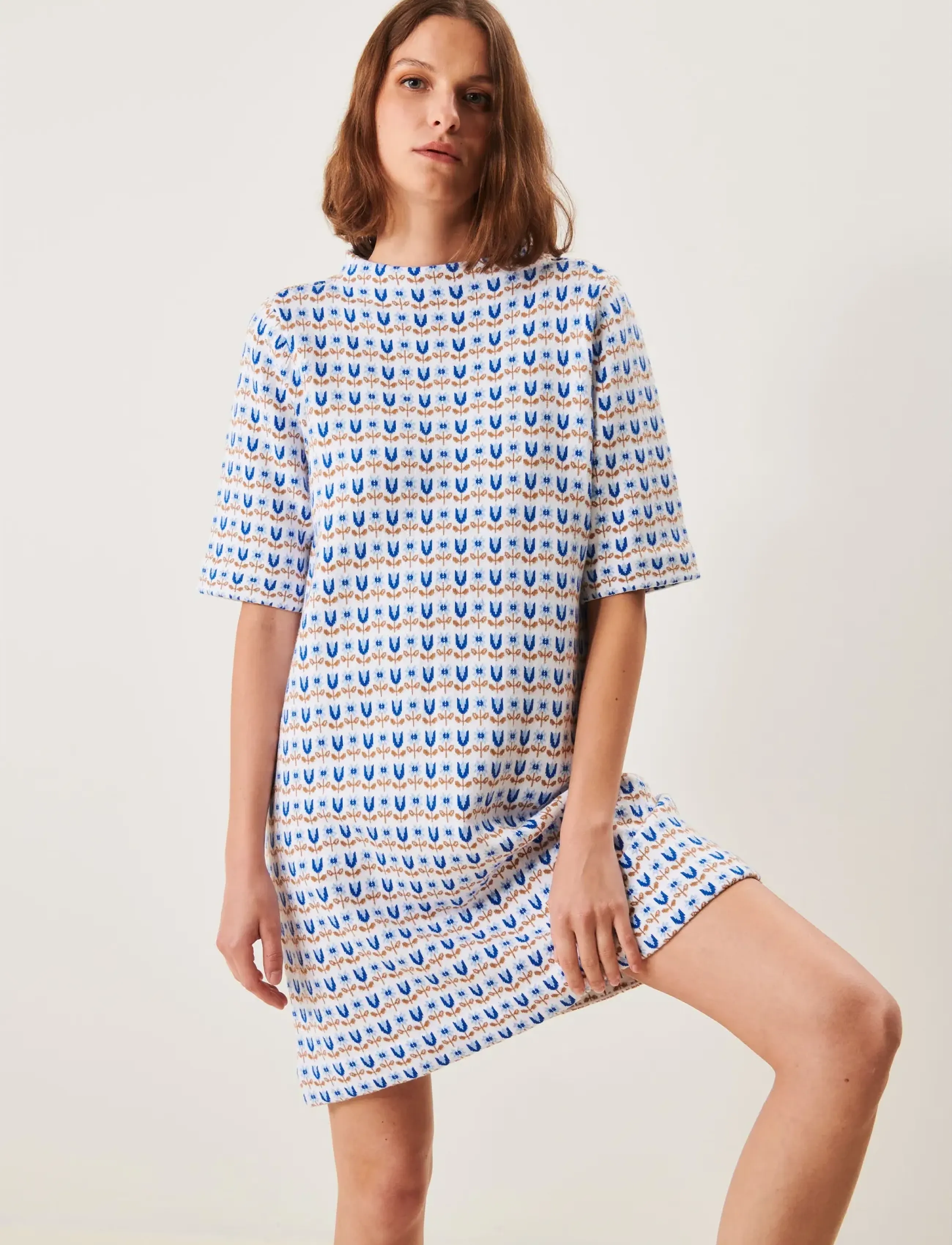 Jumperfabriken Cassidy Dress - Kläder - WHITE / multi