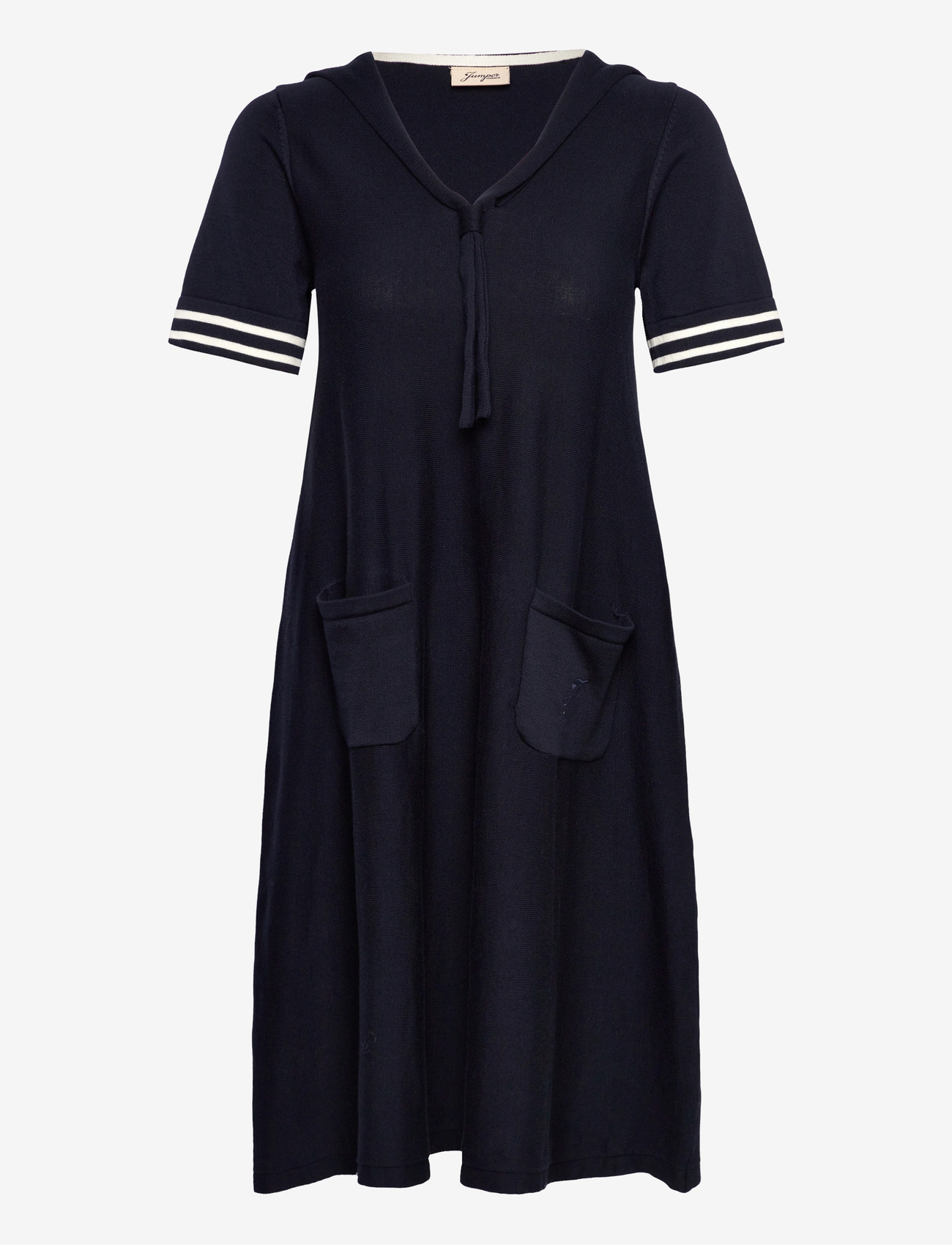 Jumperfabriken - Sailor Dress - strikkjoler - navy - 1