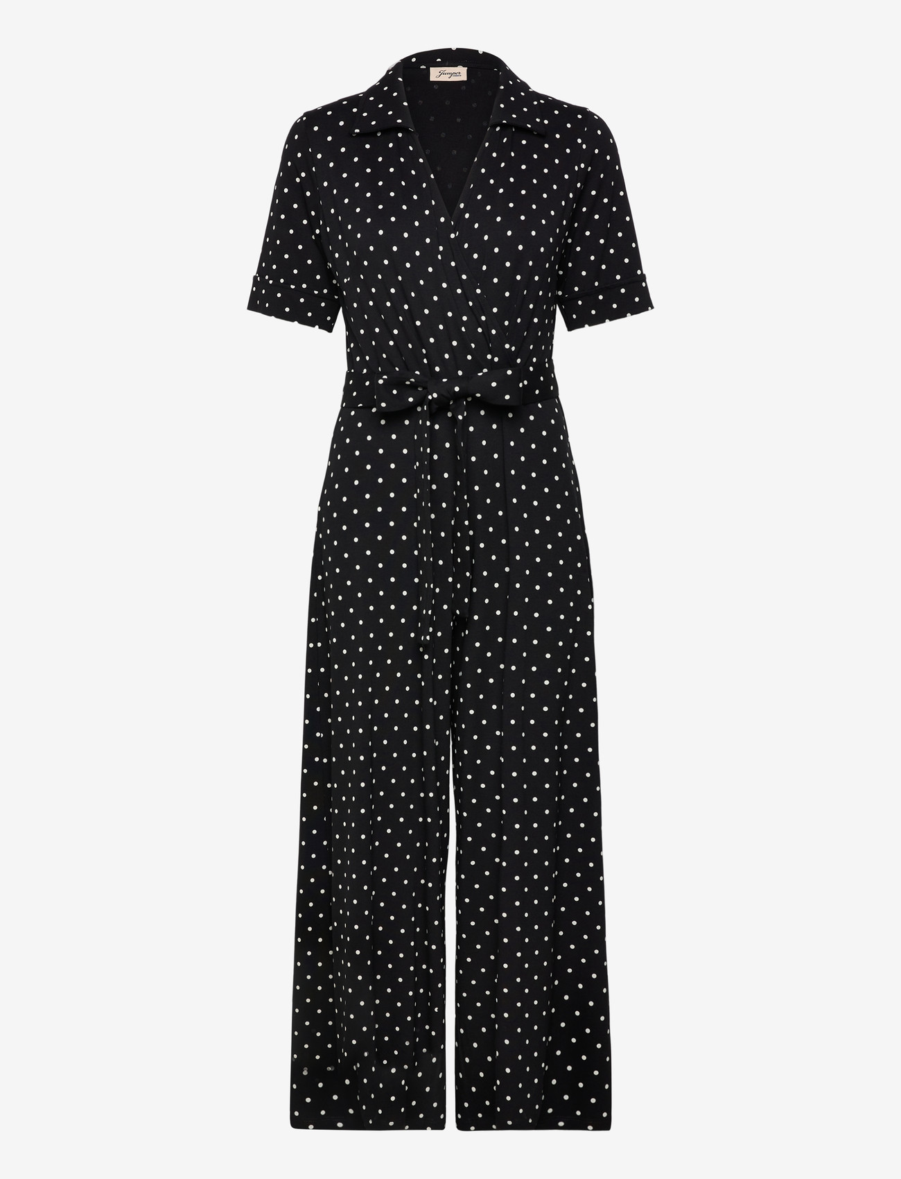 Jumperfabriken - Blake Dot Jumpsuit - jumpsuits - black - 1