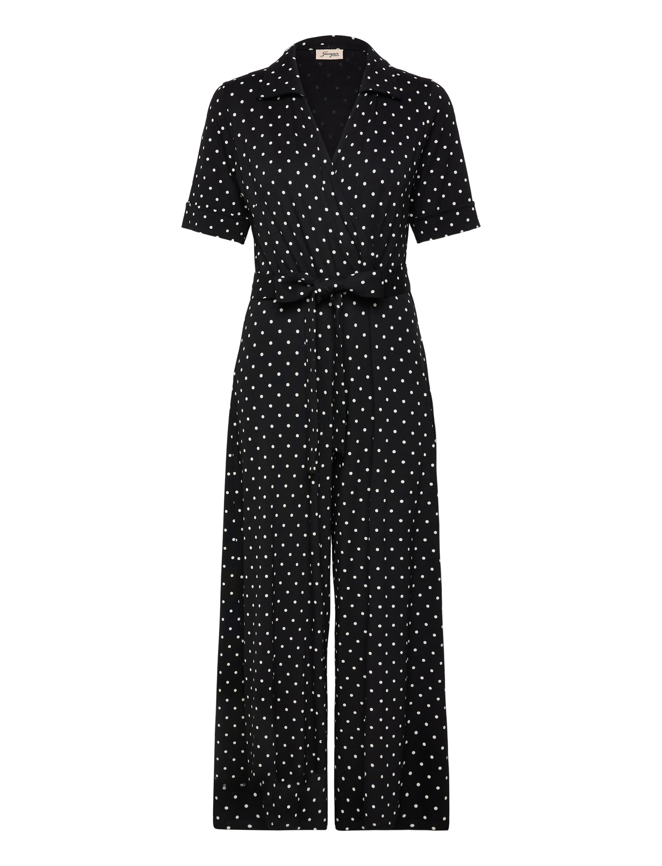 Jumperfabriken Blake Dot Jumpsuit - Jumpsuits - BLACK / black