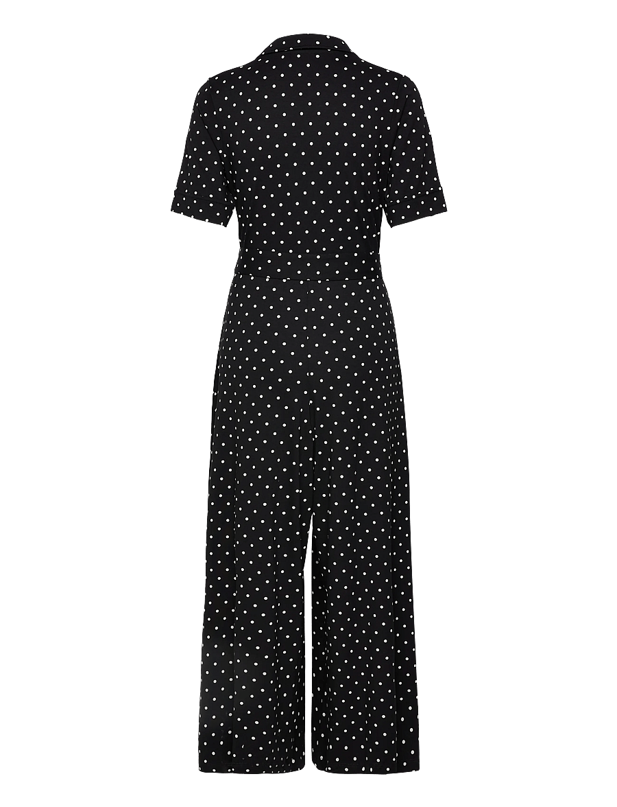 Jumperfabriken - Blake Dot Jumpsuit - jumpsuits - black - 2