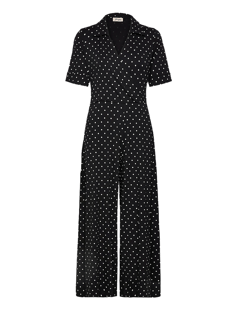 Jumperfabriken - Blake Dot Jumpsuit - jumpsuits - black - 3