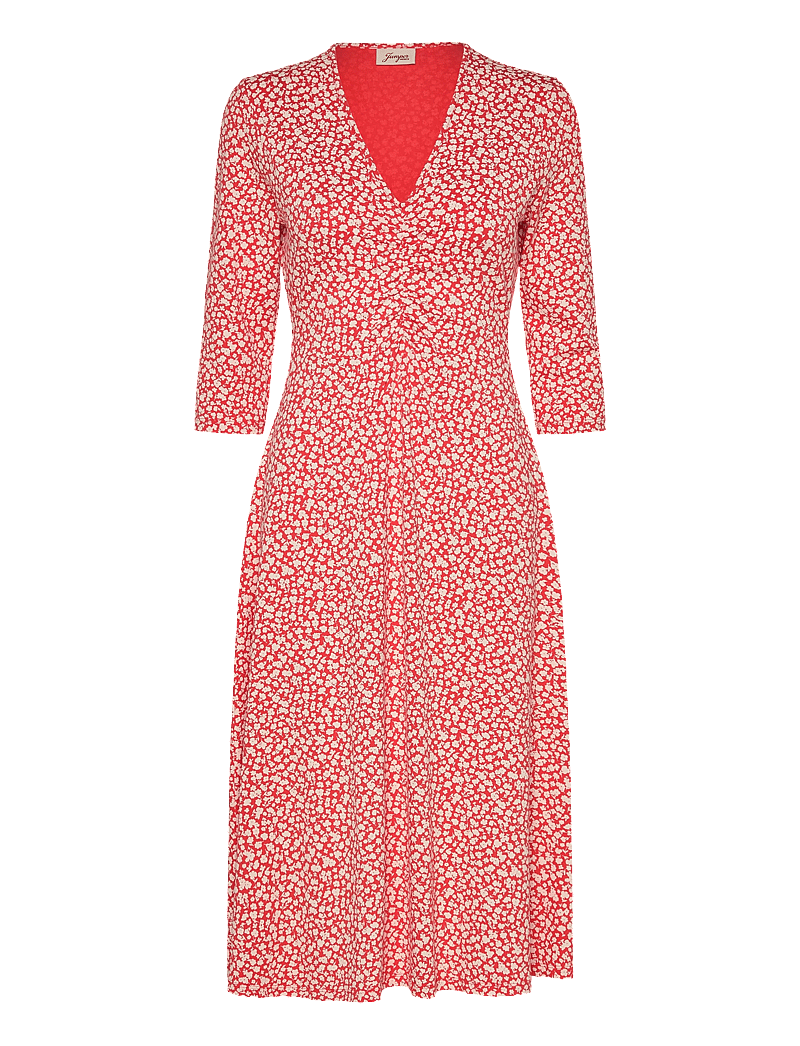 Jumperfabriken - Noelle Dress - midikleidid - red - 1