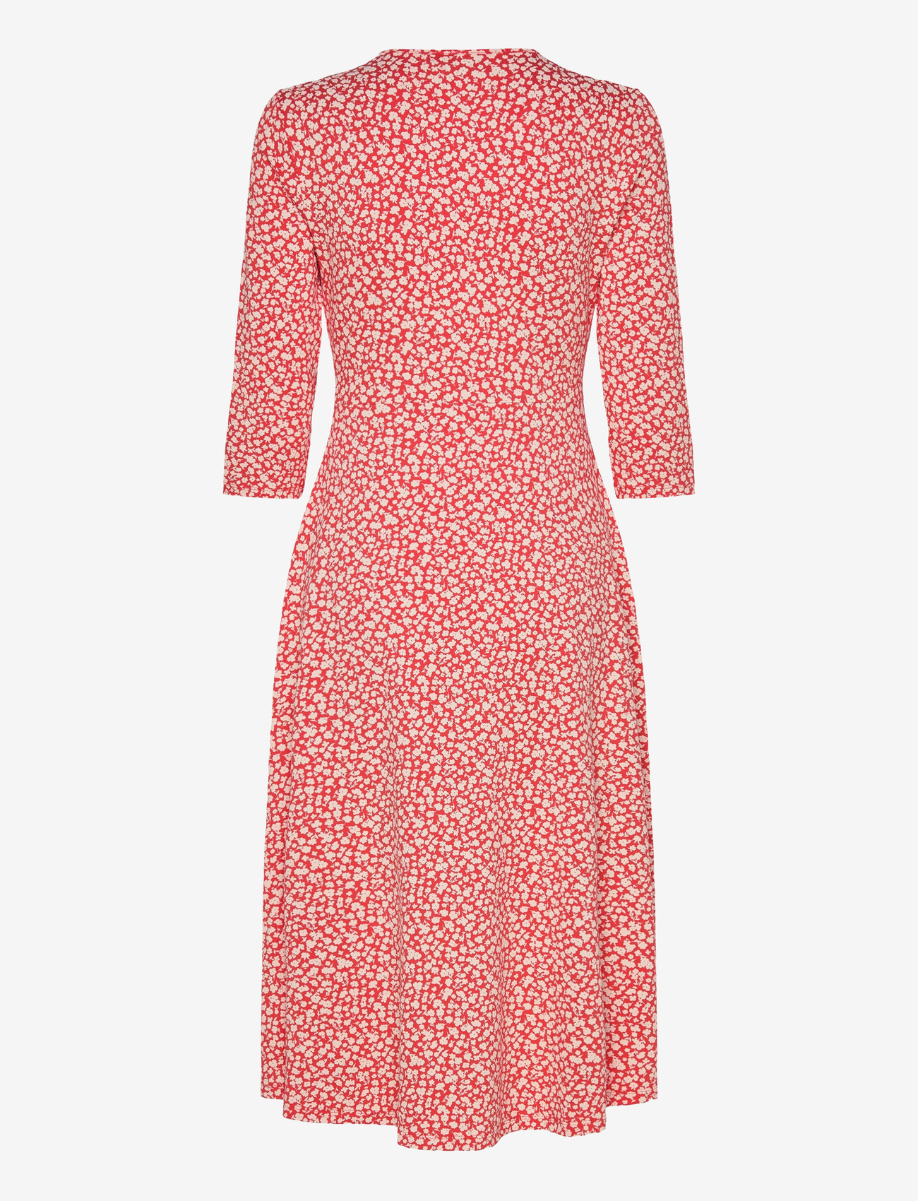 Jumperfabriken - Noelle Dress - midi dresses - red - 2