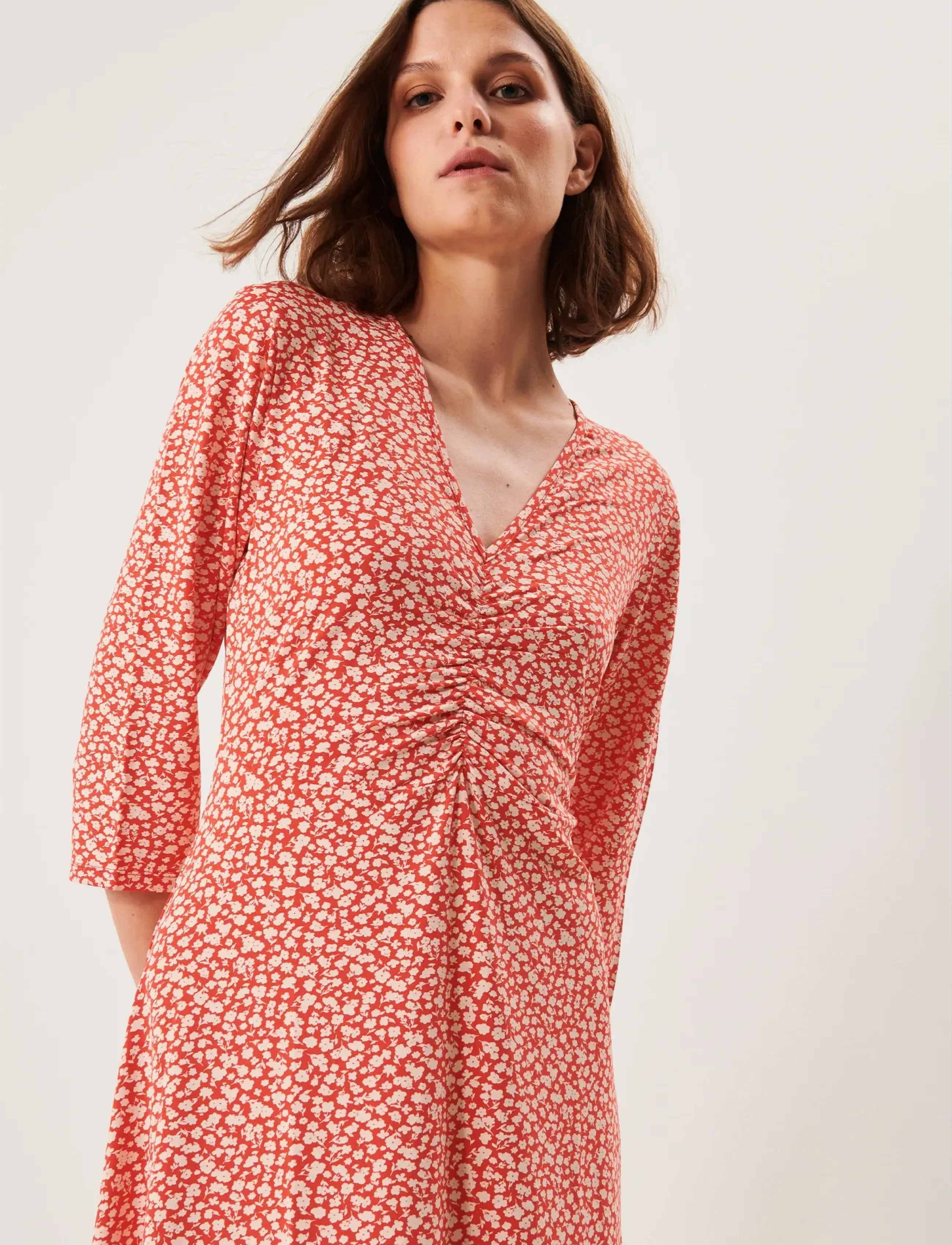 Jumperfabriken Noelle Dress, XS, Red, Kjoler > Knælange Og Midi, Dame