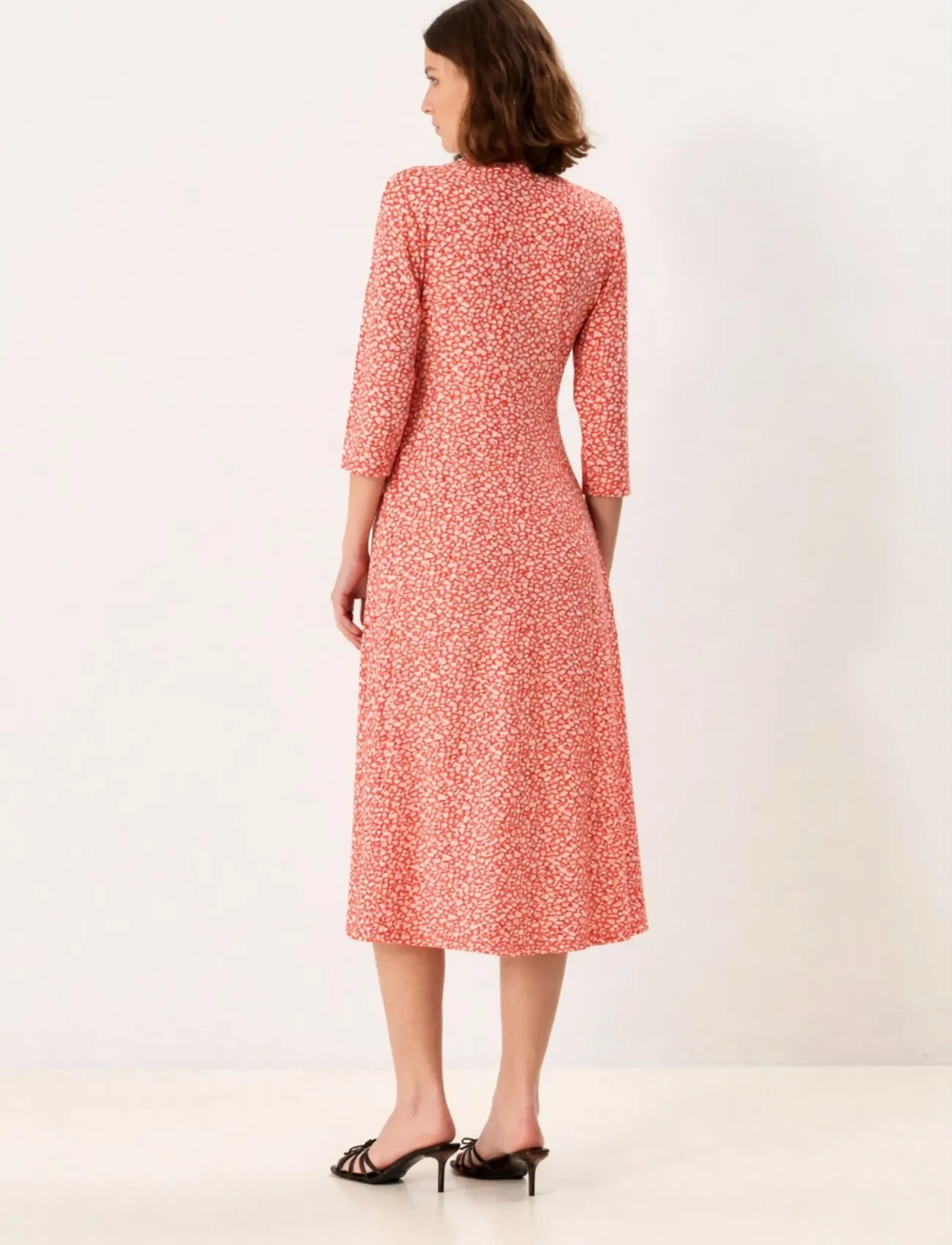 Jumperfabriken - Noelle Dress - midi kjólar - red - 3