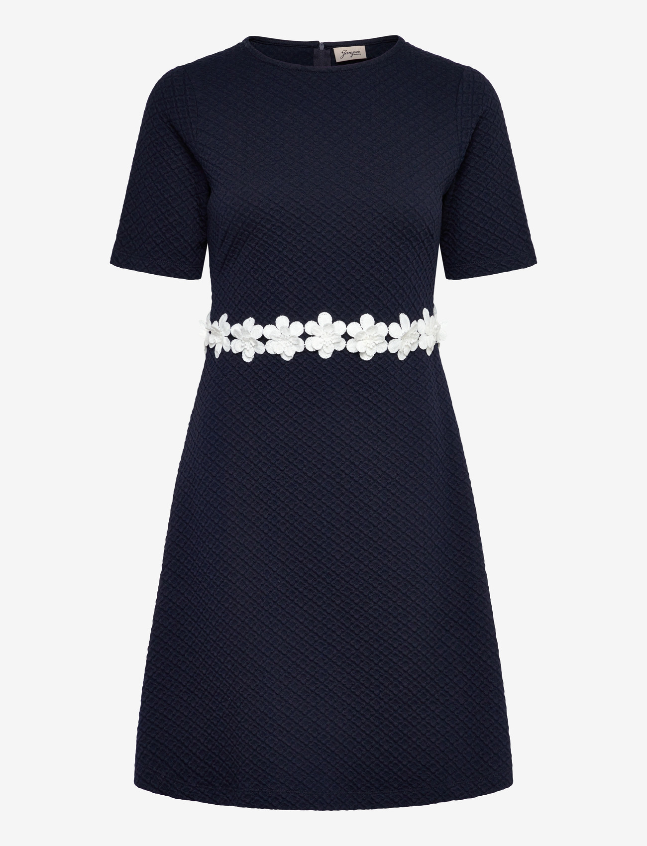 Jumperfabriken - Mouna Dress - midi dresses - navy - 1