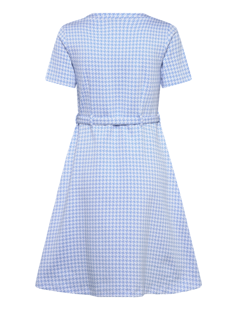Jumperfabriken - Paulina Houndstooth Dress - hemdkleider - blue - 2