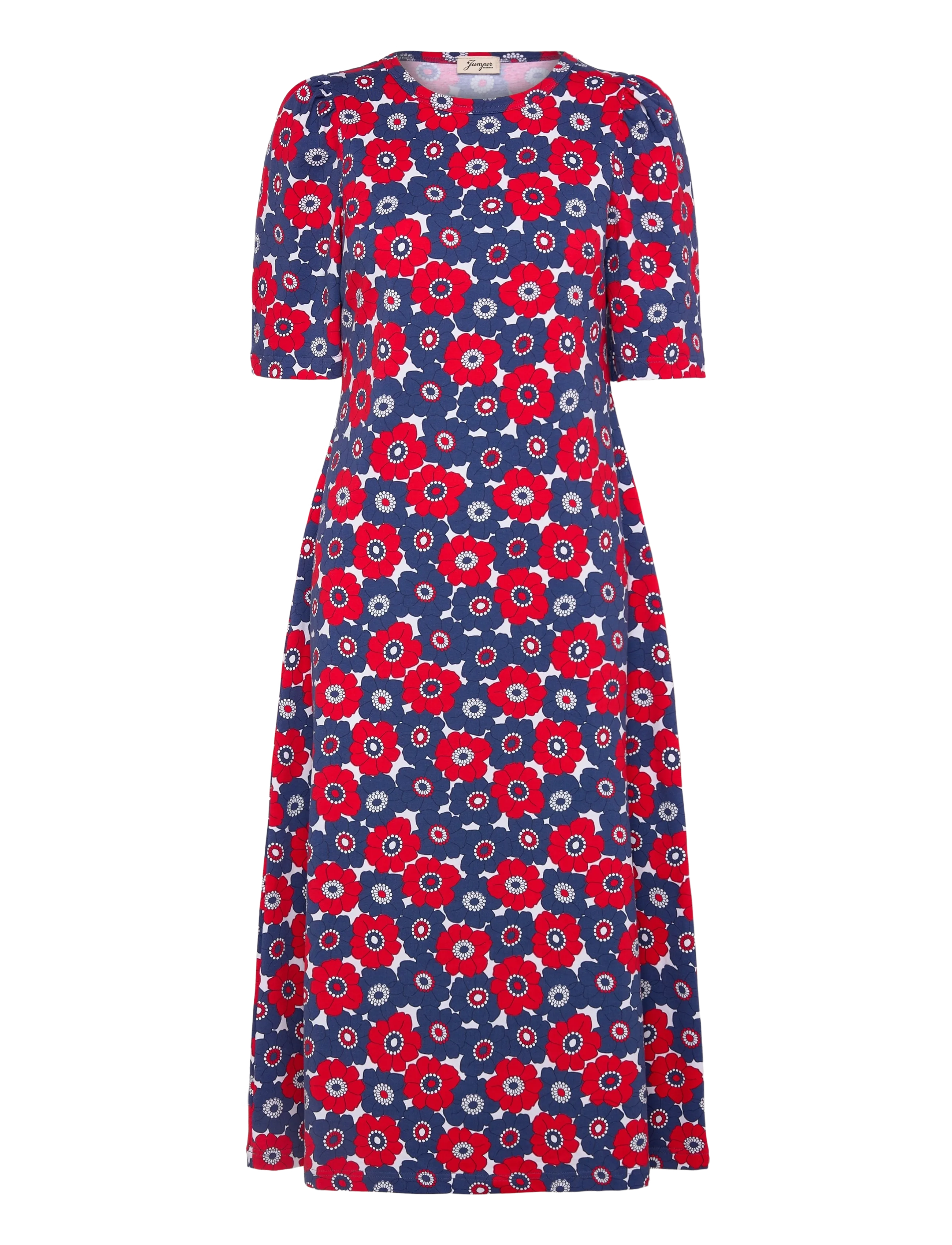 Jumperfabriken Lettie Dress, M, Dresses, Blau - Knee-length & Midi, Frauen