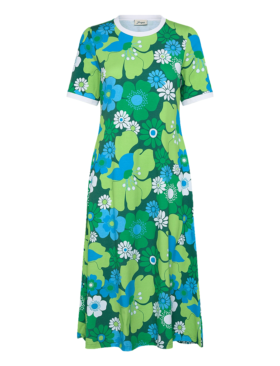 Jumperfabriken - Melissa Dress - sommarklänningar - green - 1