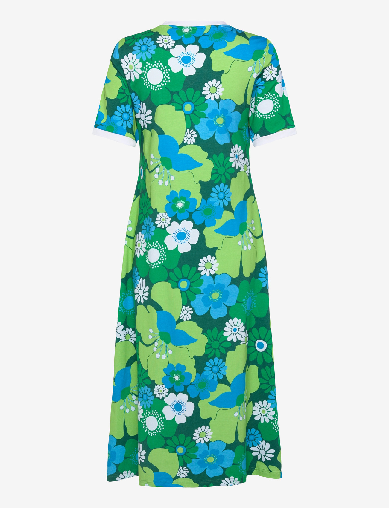 Jumperfabriken - Melissa Dress - summer dresses - green - 2
