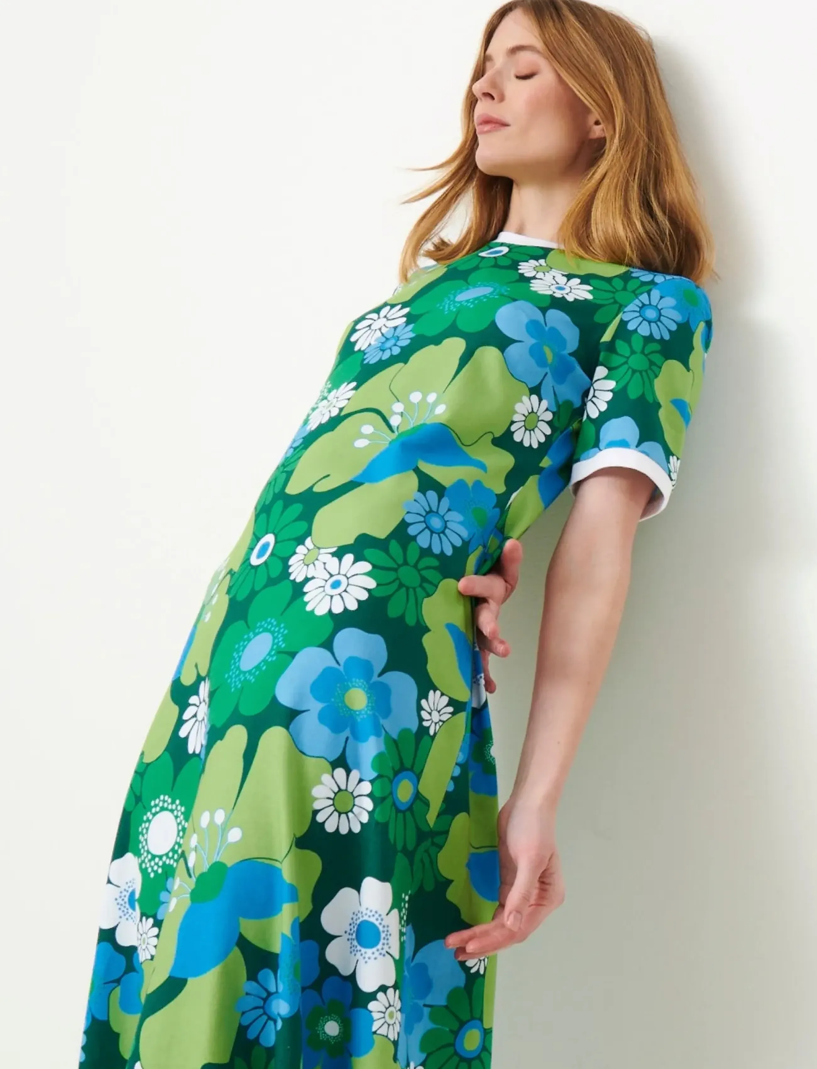 Jumperfabriken Melissa Dress - Midikleider - GREEN / green