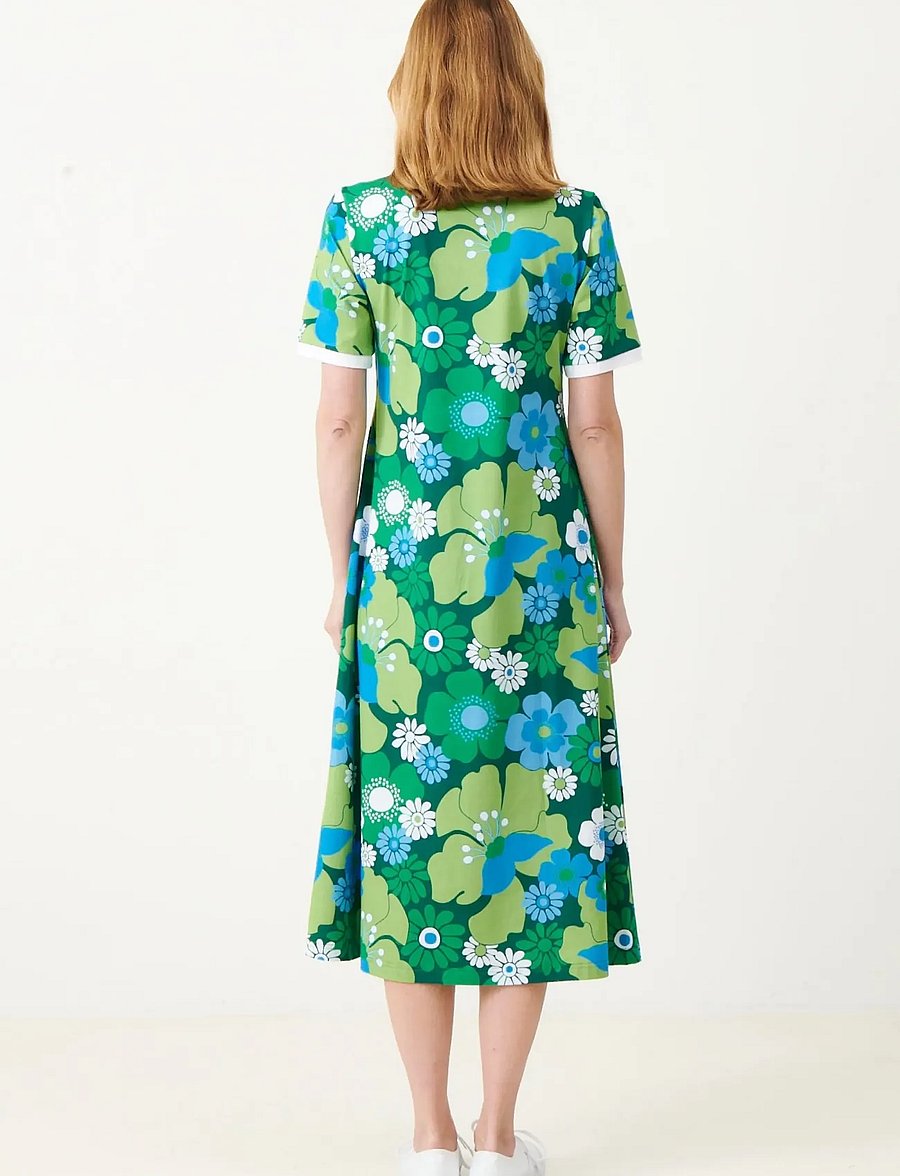 Jumperfabriken - Melissa Dress - sommarklänningar - green - 3