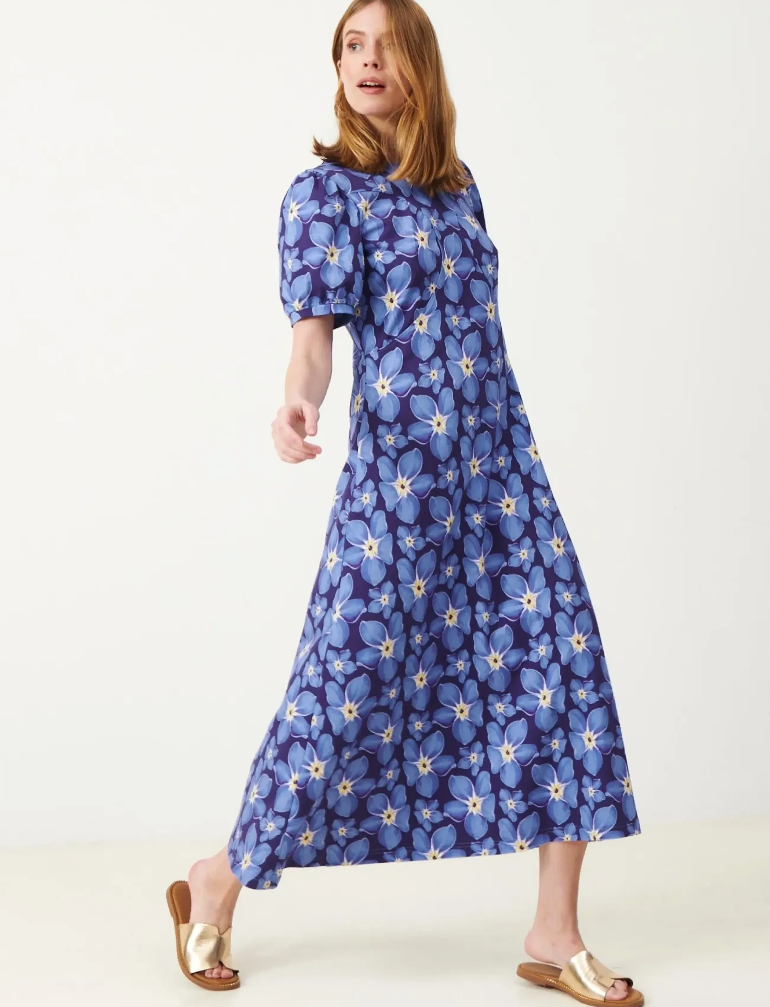 Jumperfabriken Philomena Dress - Kleider - BLUE / blue