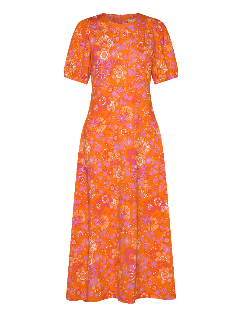 Jumperfabriken - Philomena Dress - maxi kjoler - orange - 1