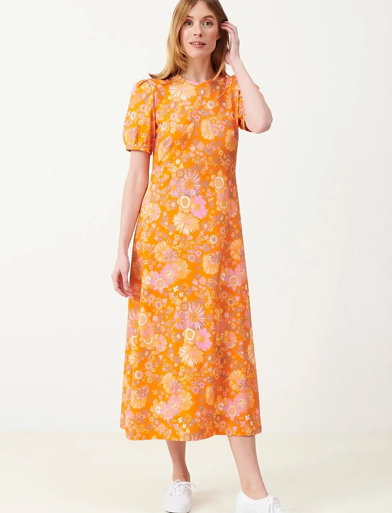 Jumperfabriken - Philomena Dress - maxi kjoler - orange - 0