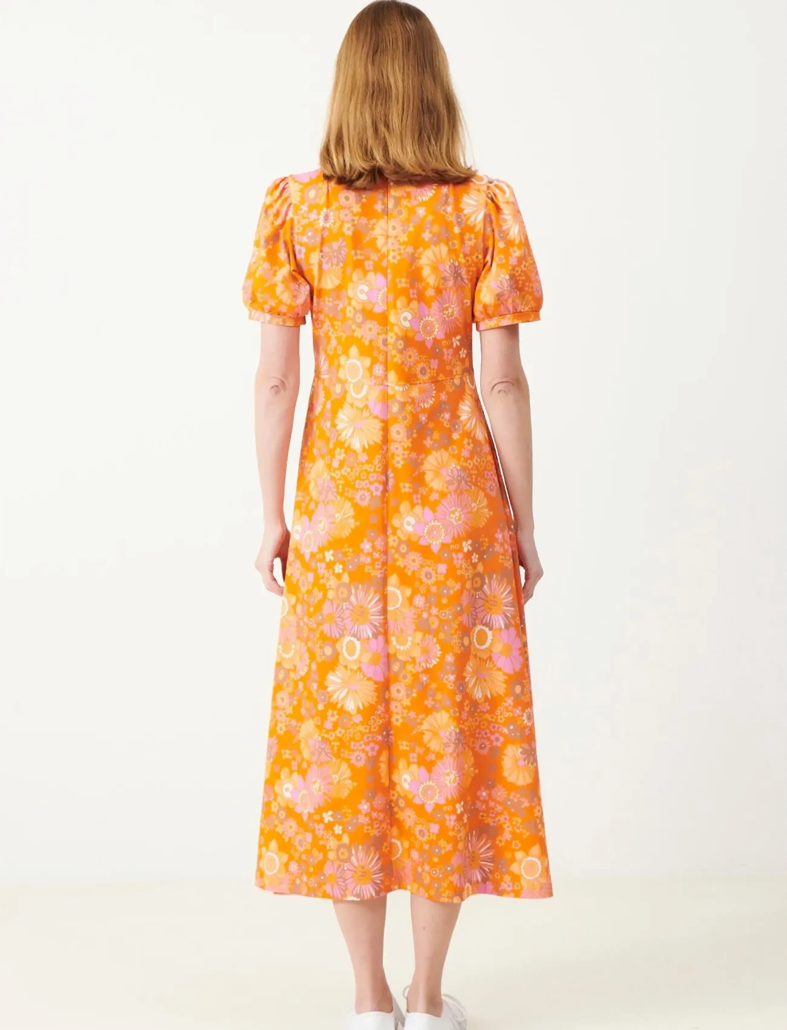 Jumperfabriken - Philomena Dress - maxi dresses - orange - 3