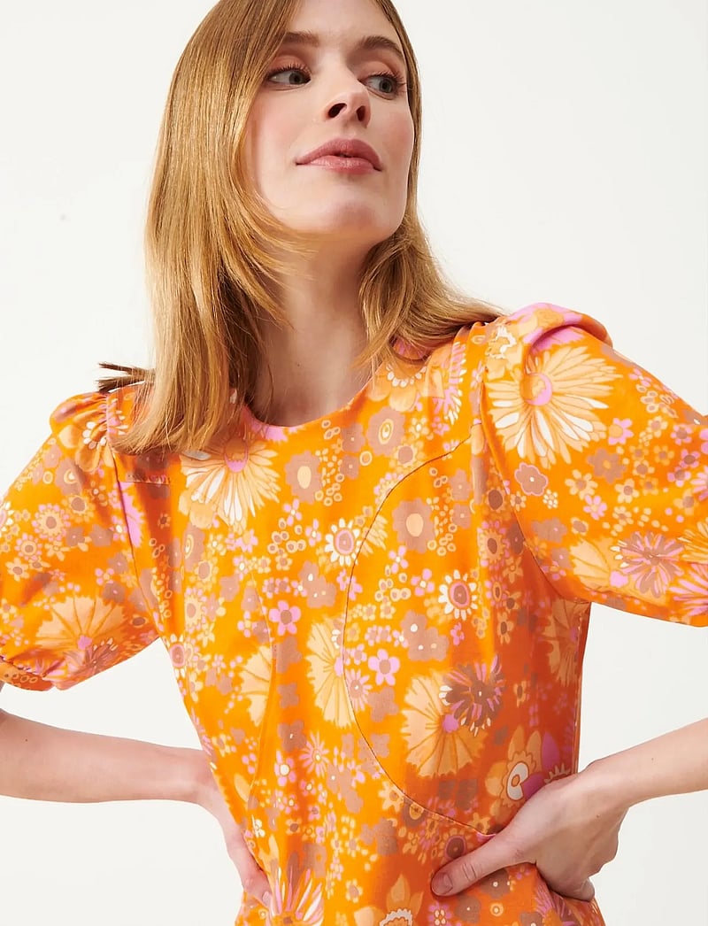 Jumperfabriken - Philomena Dress - maxi kjoler - orange - 4