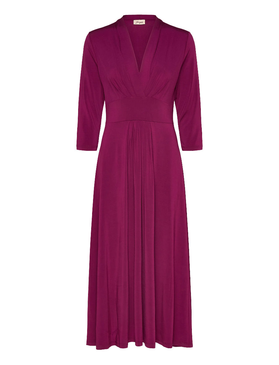 Jumperfabriken - Clarissa Dress - omlottklänningar - purple - 1