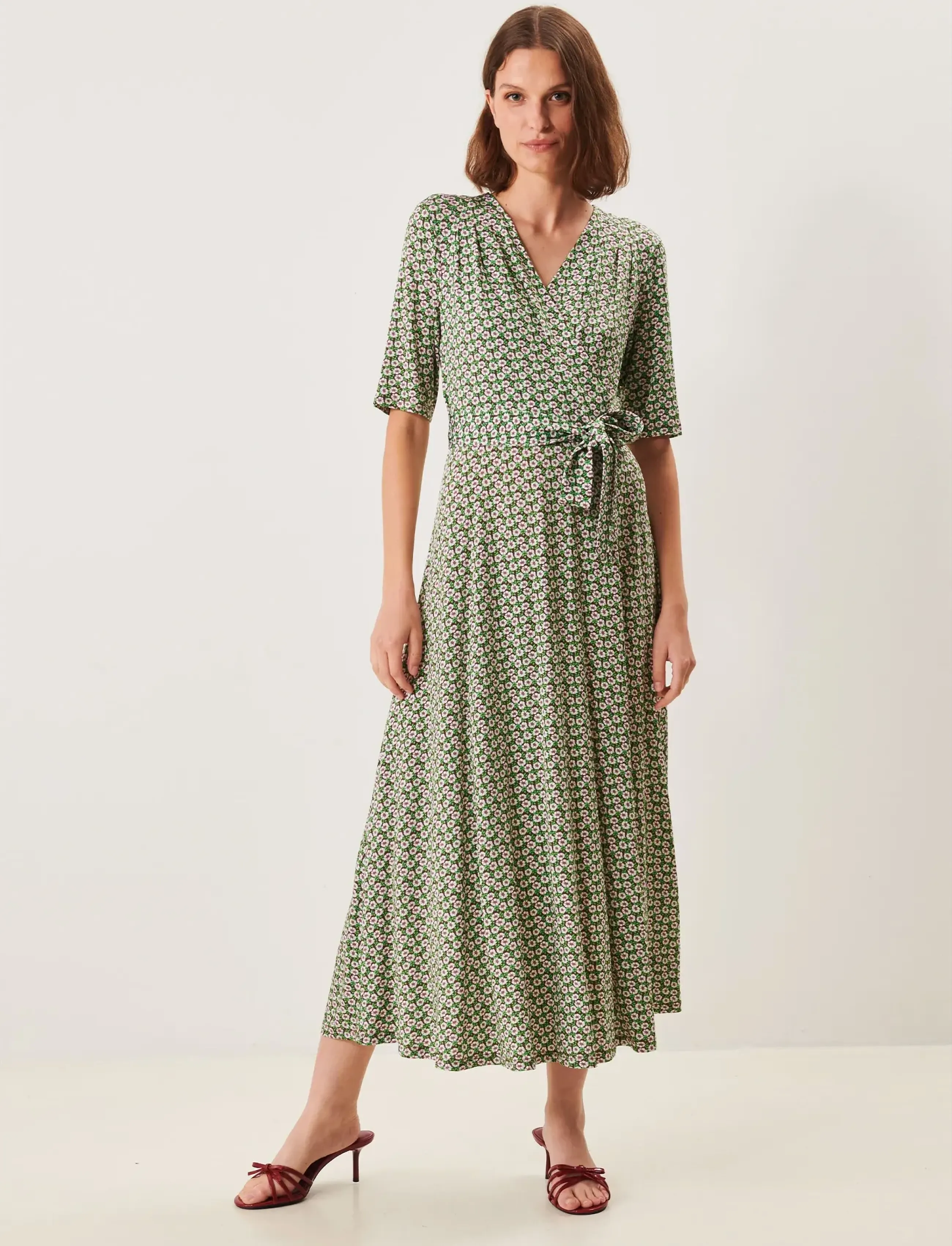 Jumperfabriken Isabella Dress, XS, Dresses, Grün - Wrap Frauen