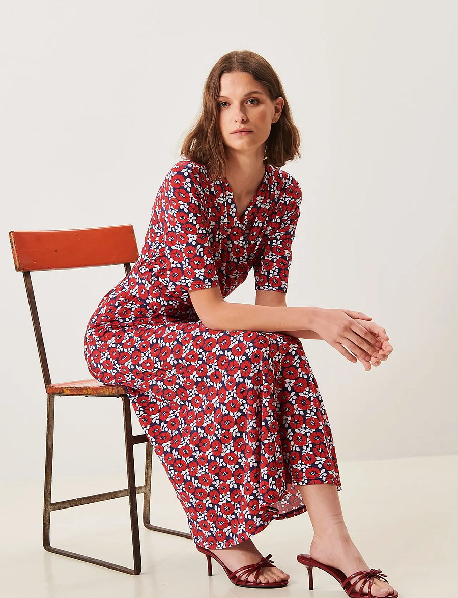 Jumperfabriken - Isabella Dress - sommerkleider - red - 4