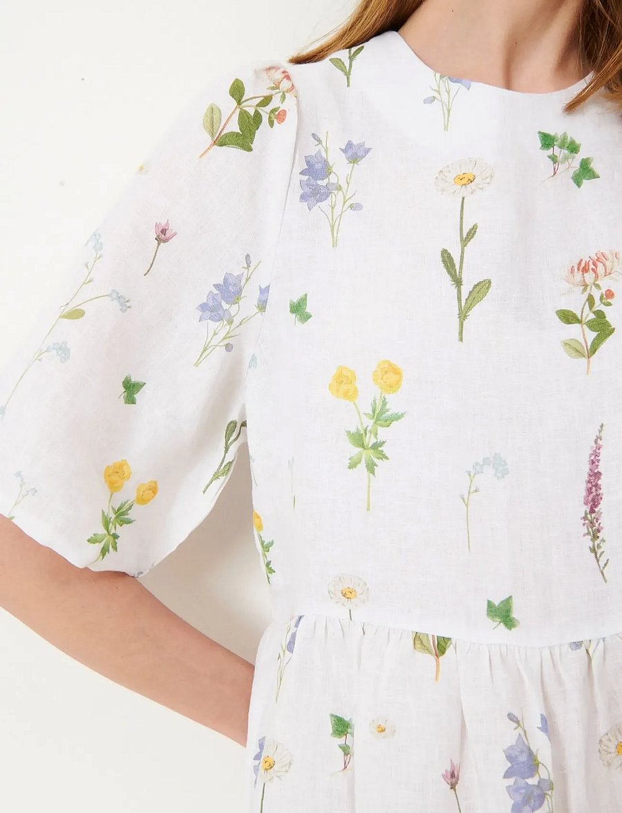 Jumperfabriken - Fabienne Dress - ferming - white - 5