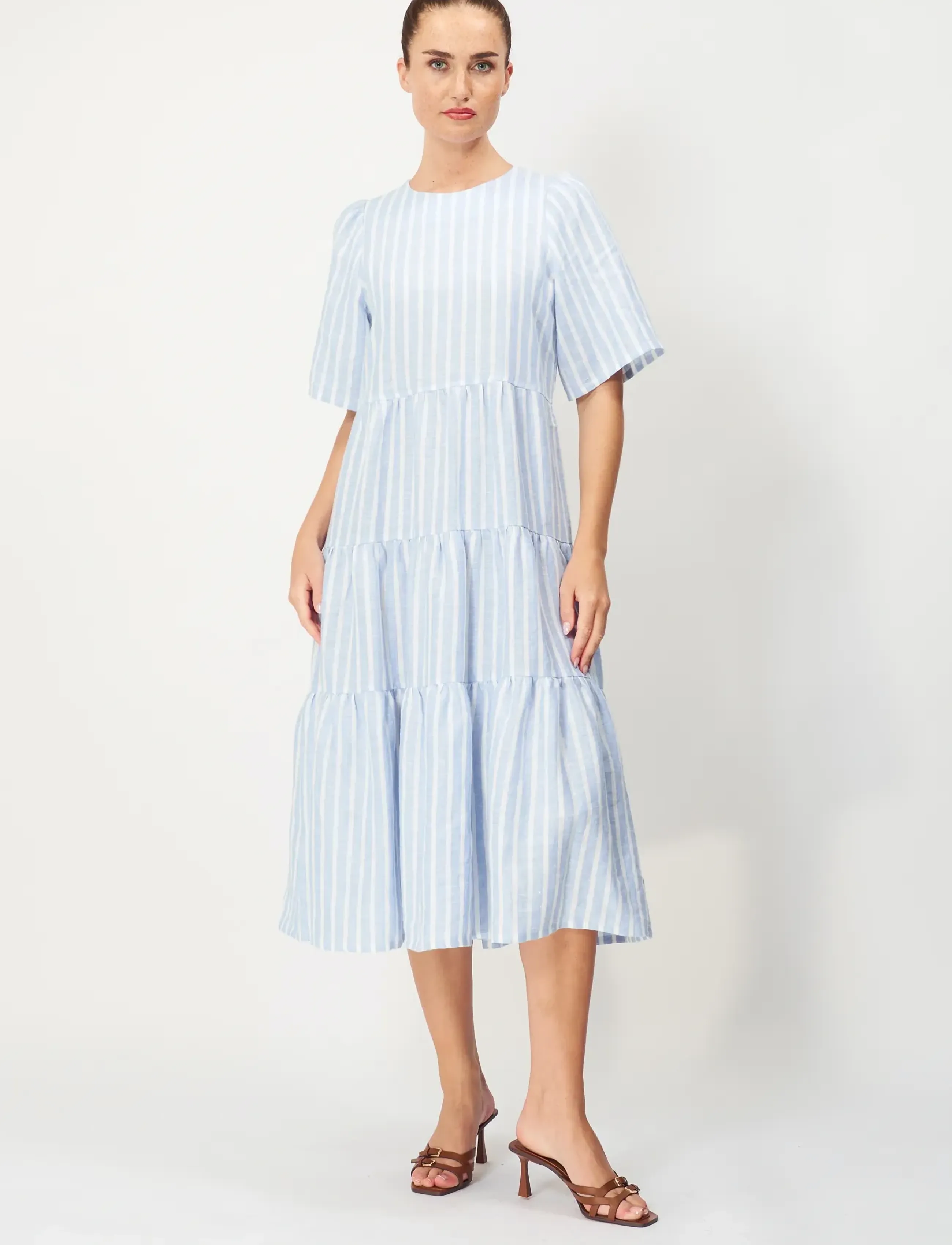 Jumperfabriken Judith Dress - Midi Dresses - BLUE / blue