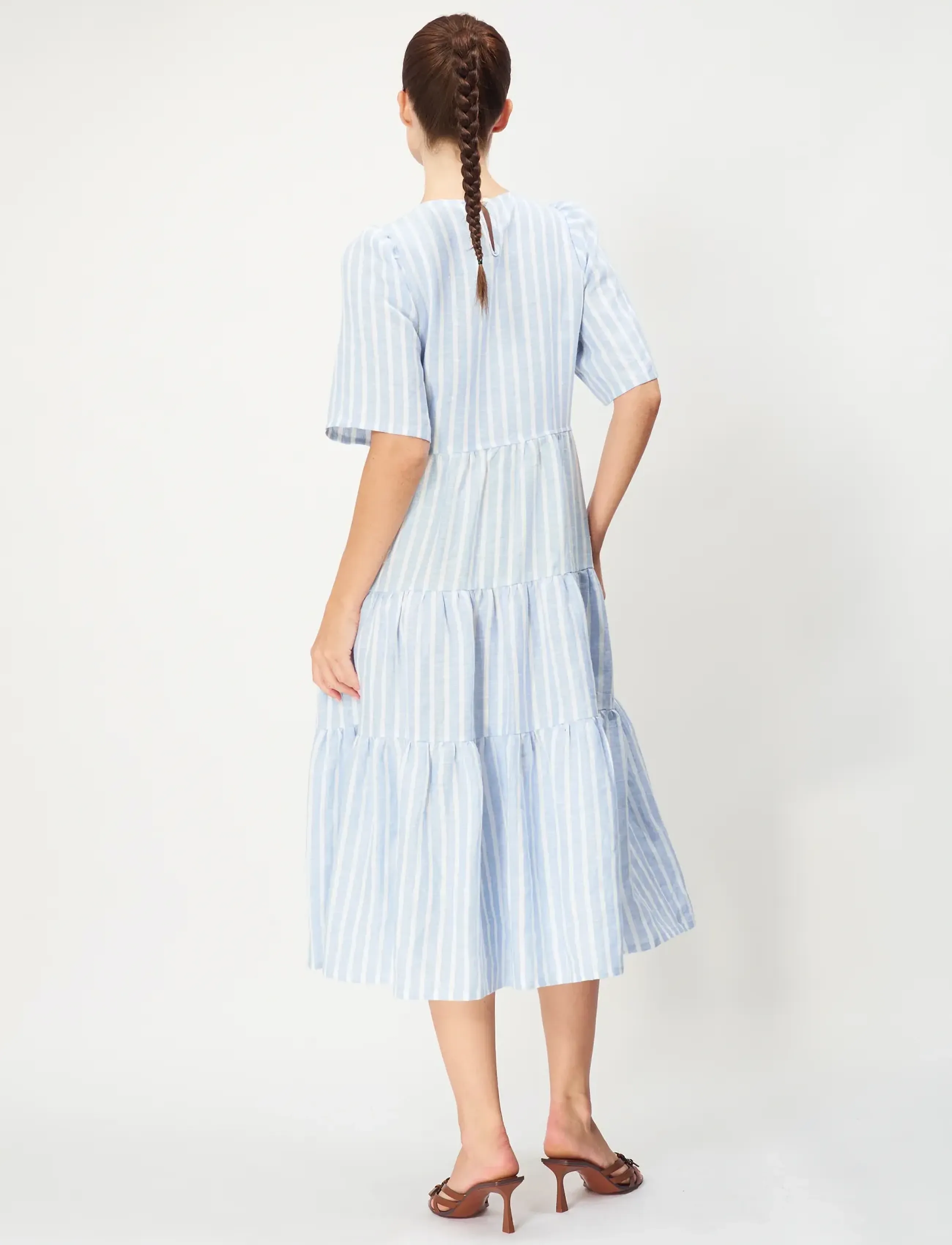 Jumperfabriken - Judith Dress - suvekleidid - blue - 3