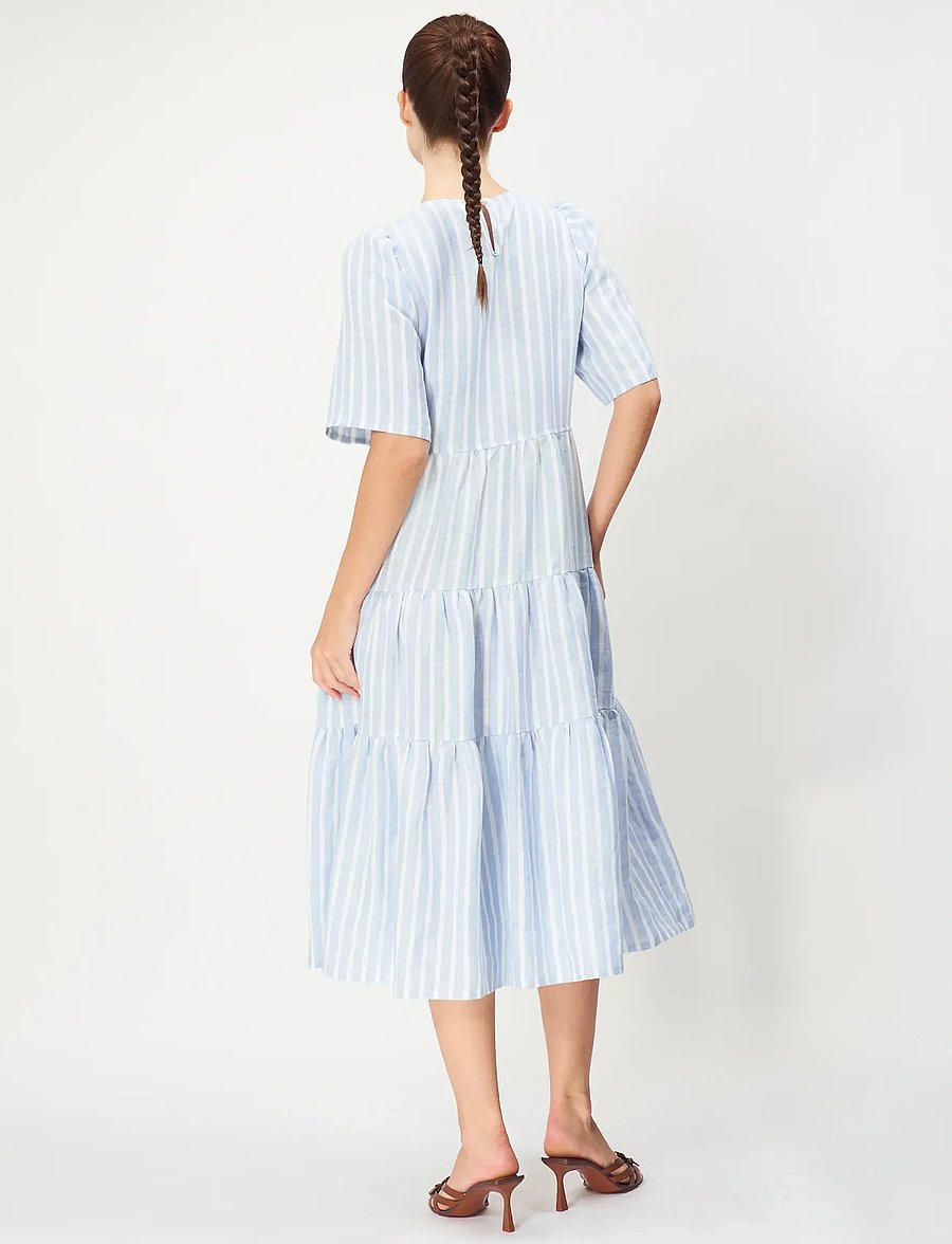 Jumperfabriken - Judith Dress - suvekleidid - blue - 3