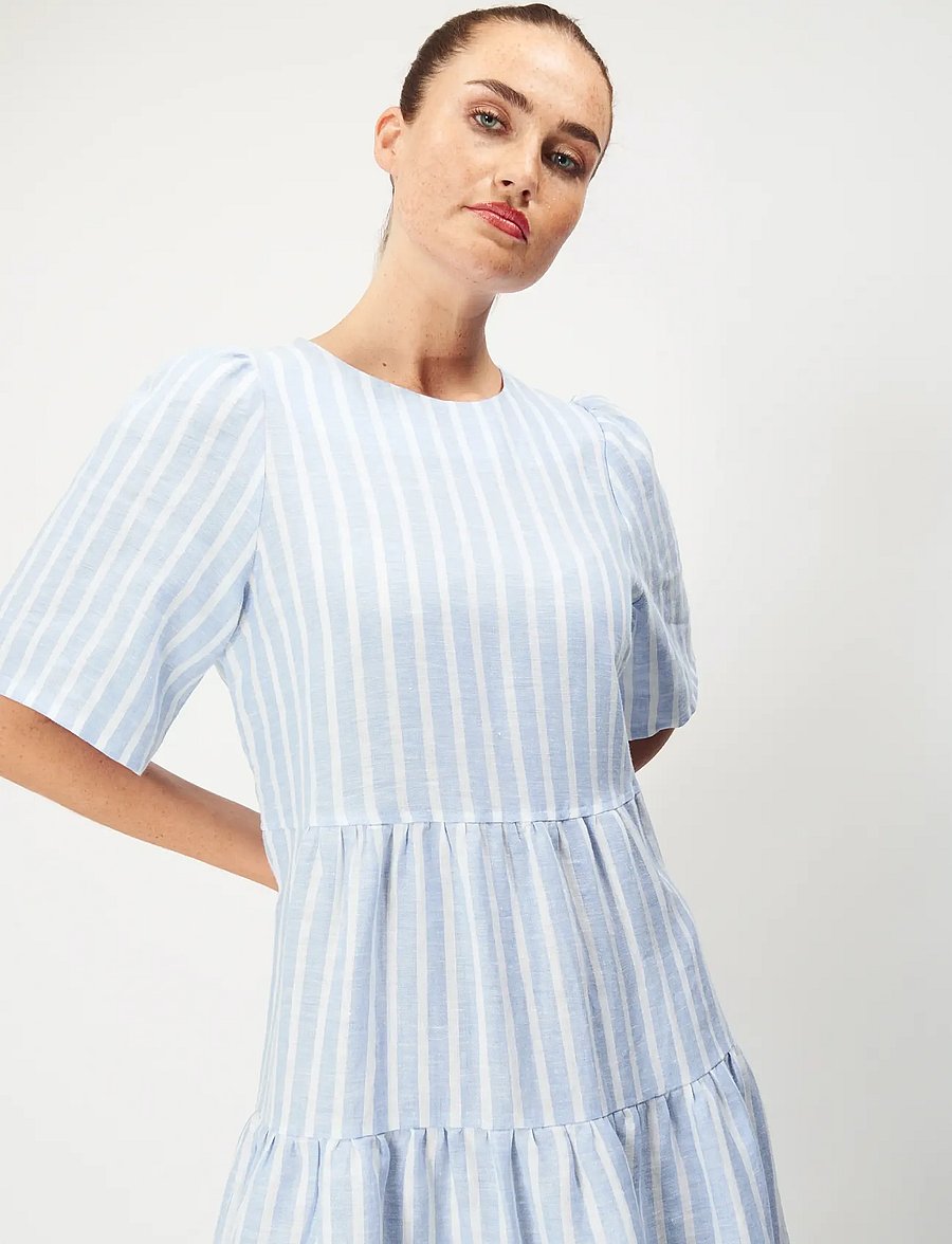 Jumperfabriken - Judith Dress - suvekleidid - blue - 4
