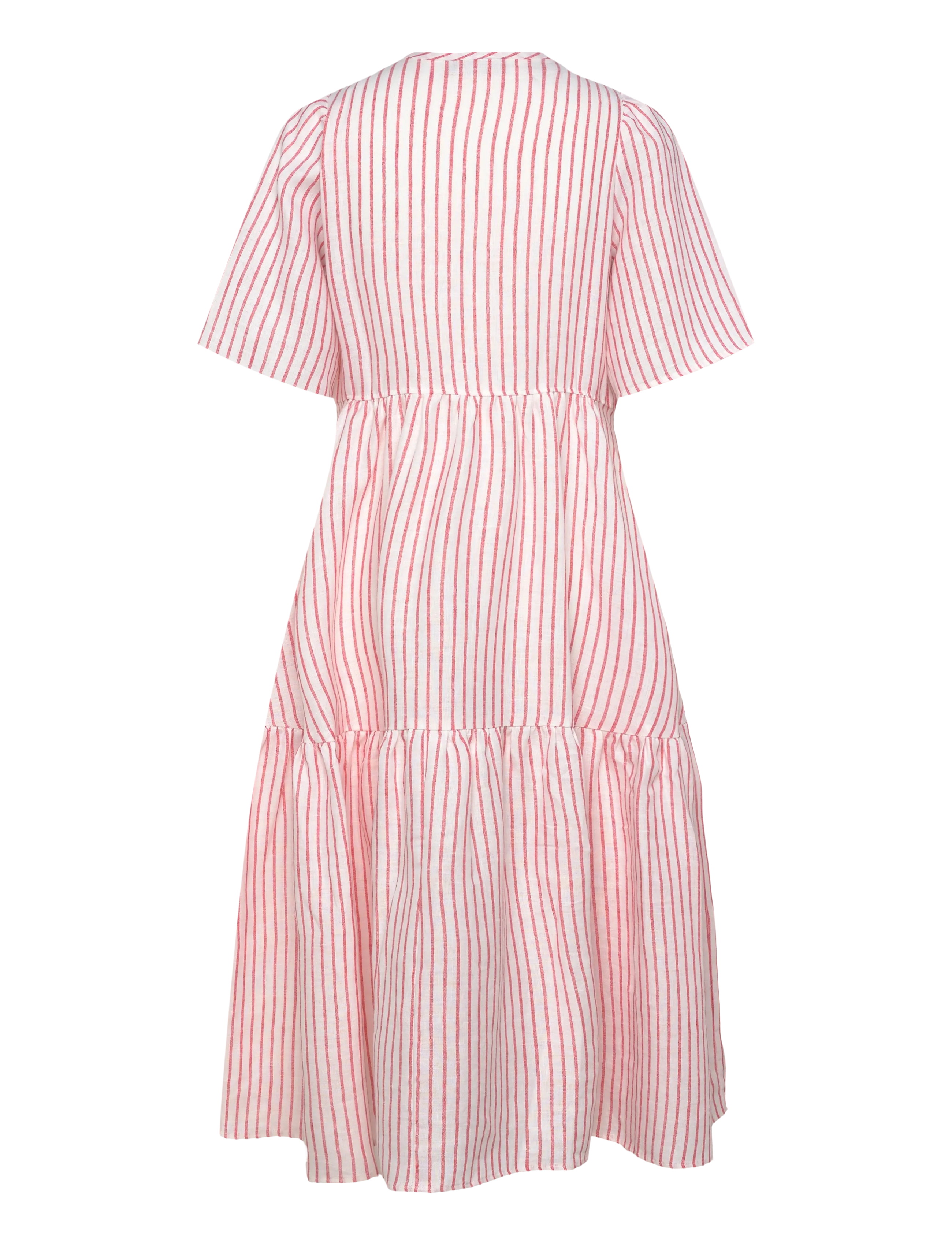 Jumperfabriken - Lucie Dress - summer dresses - red - 2