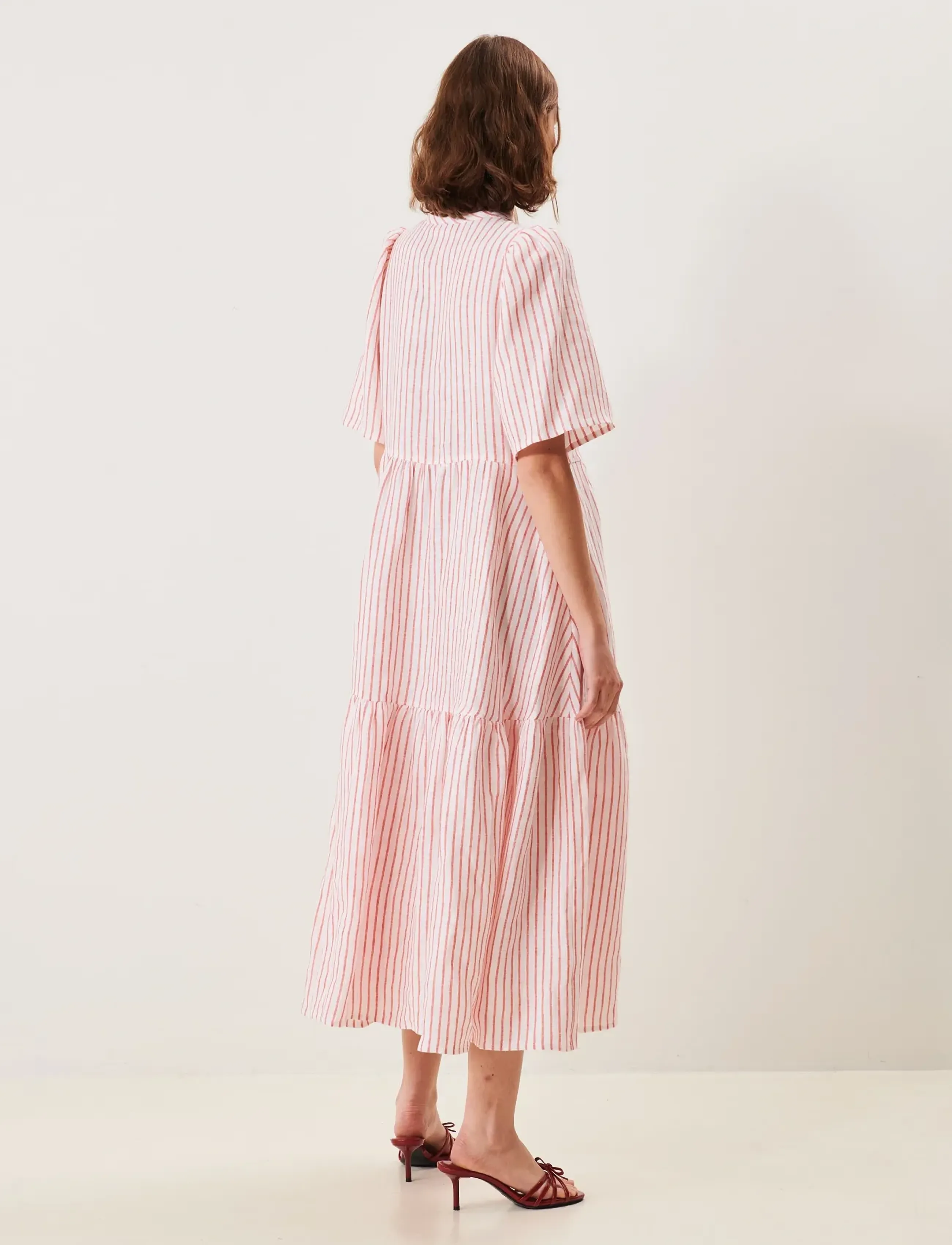 Jumperfabriken Lucie Dress, S, Dresses, Rot - Knee-length & Midi, Frauen
