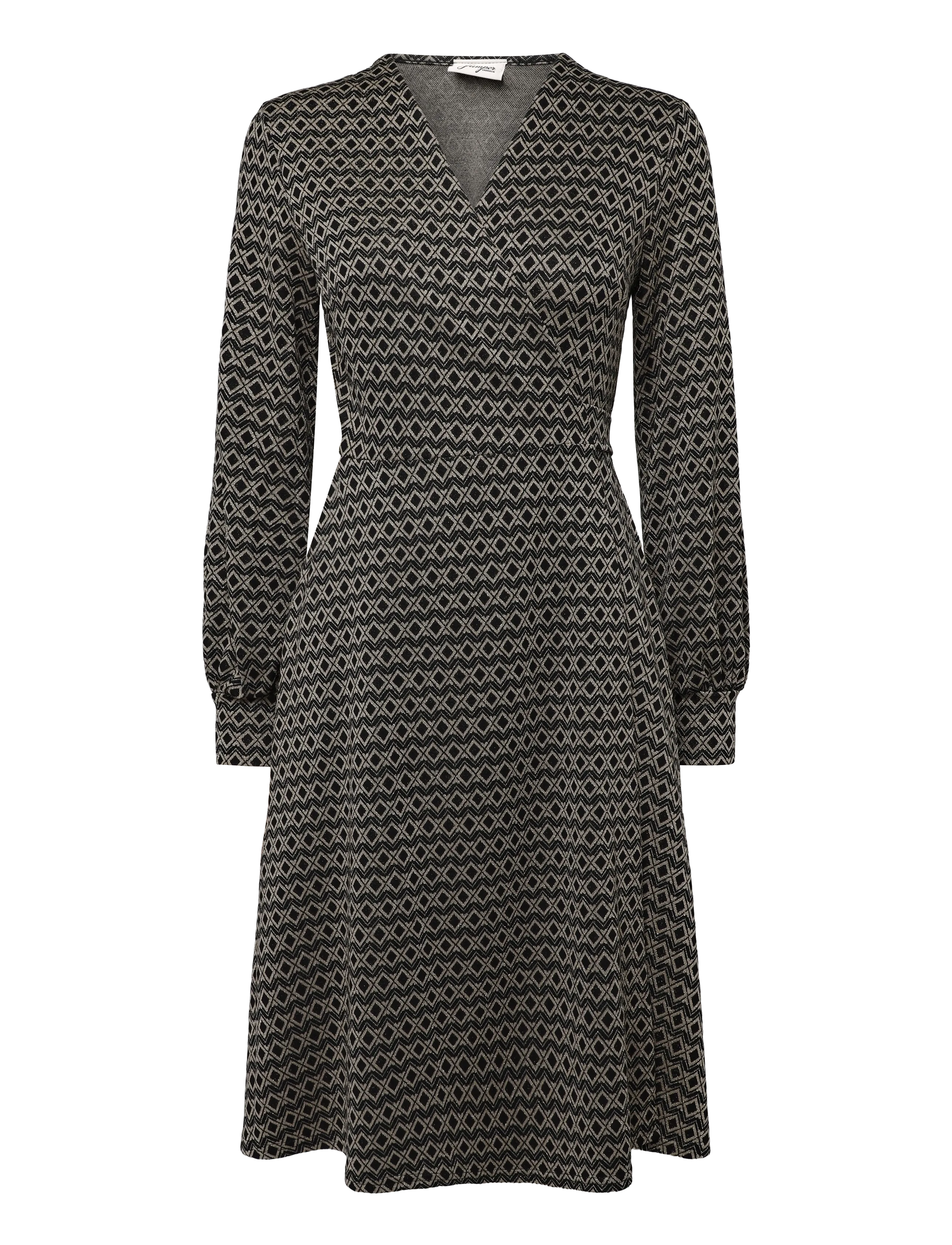 Jumperfabriken - Eva Dress - omlottklänningar - gold - 1