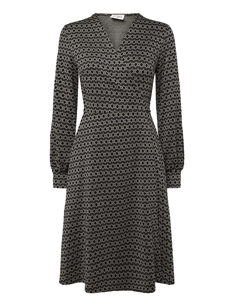 Jumperfabriken - Eva Dress - omlottklänningar - gold - 1