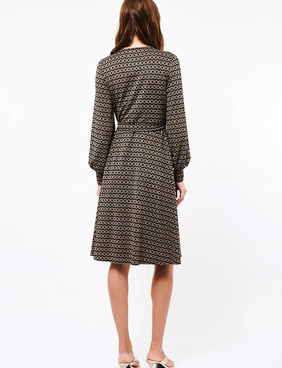 Jumperfabriken - Eva Dress - omlottklänningar - gold - 3